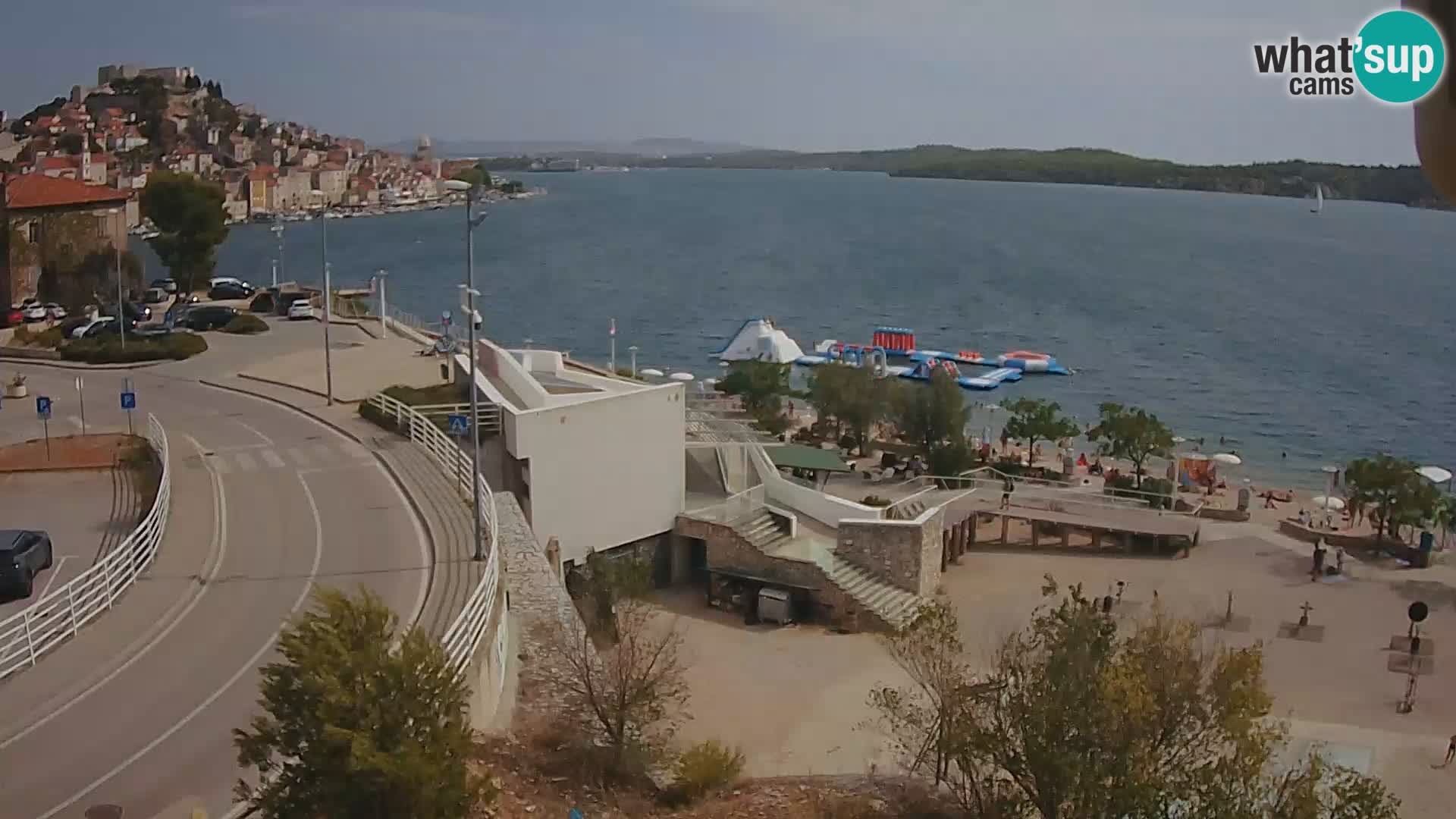 Šibenik webcam Beach Banj