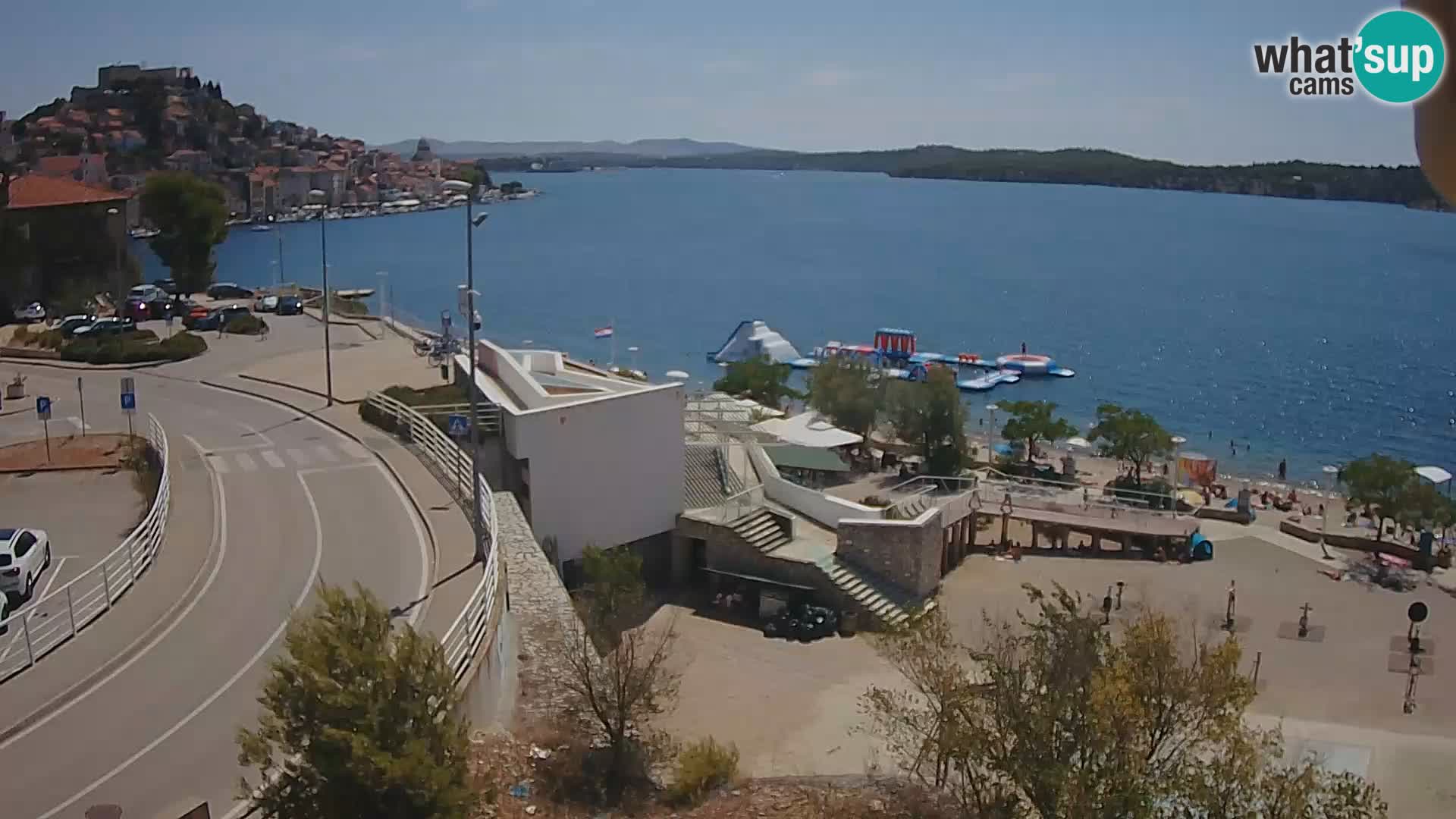 Šibenik webcam Beach Banj