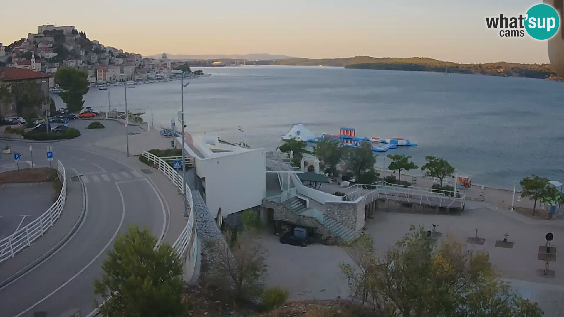Šibenik webcam Beach Banj