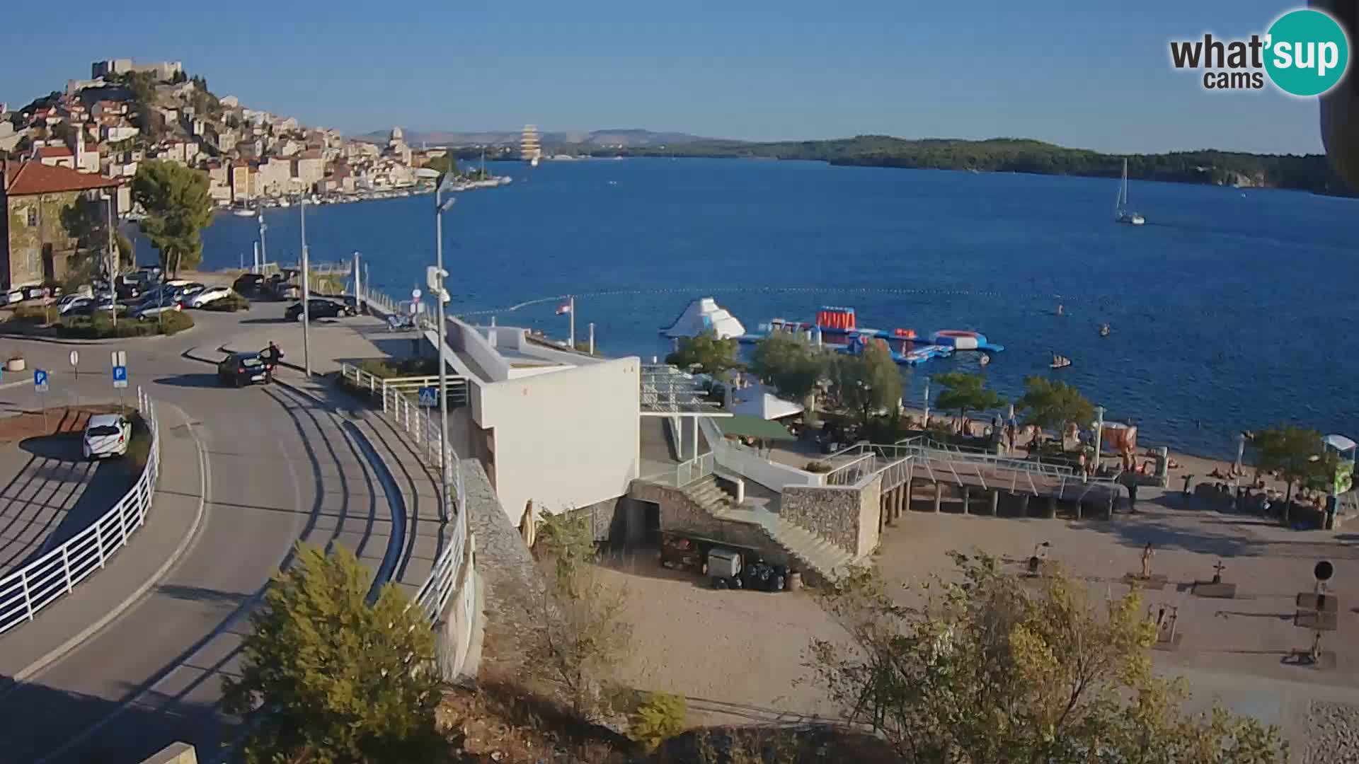 Šibenik webcam Beach Banj