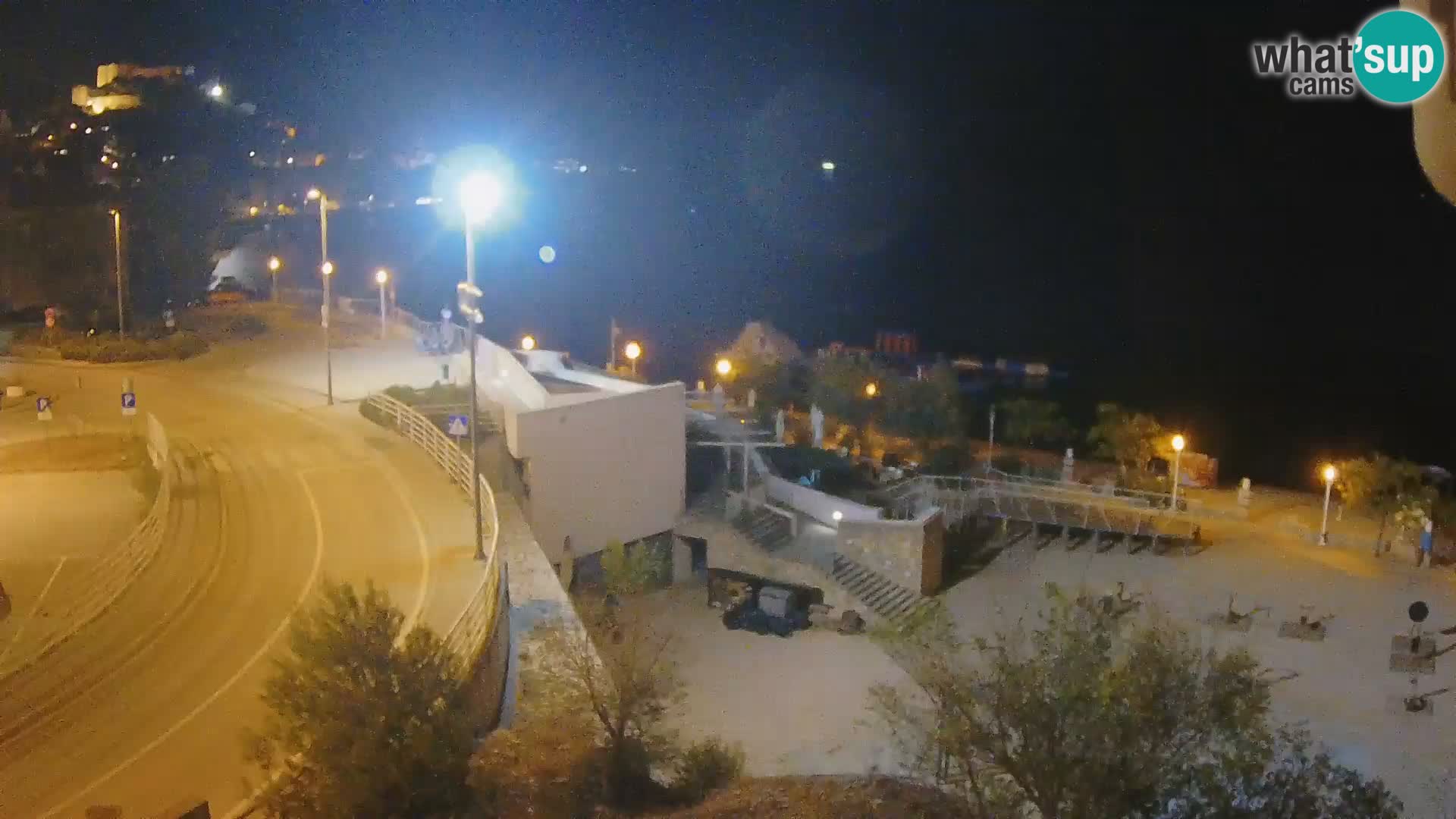 Šibenik webcam Beach Banj