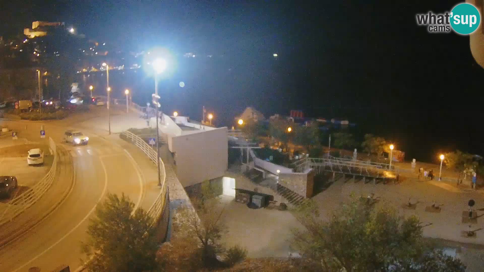 Šibenik webcam Beach Banj