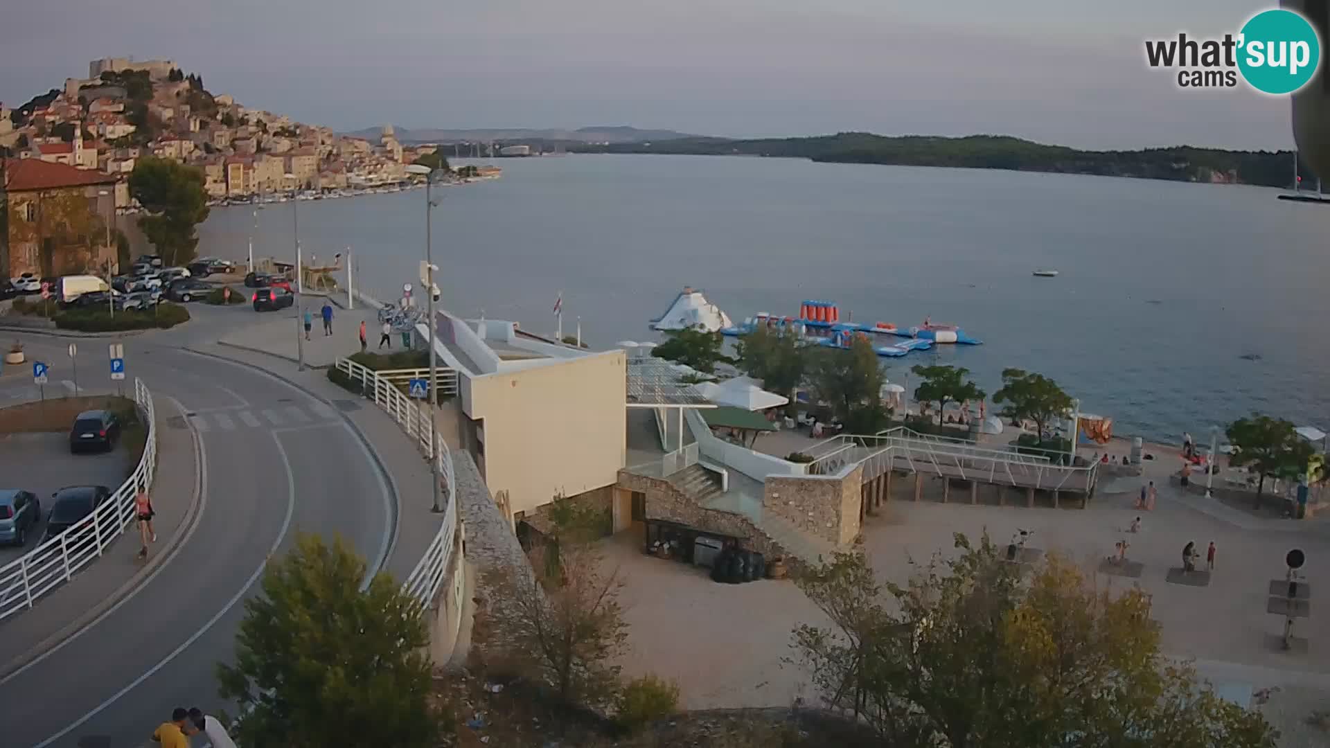 Šibenik webcam Beach Banj