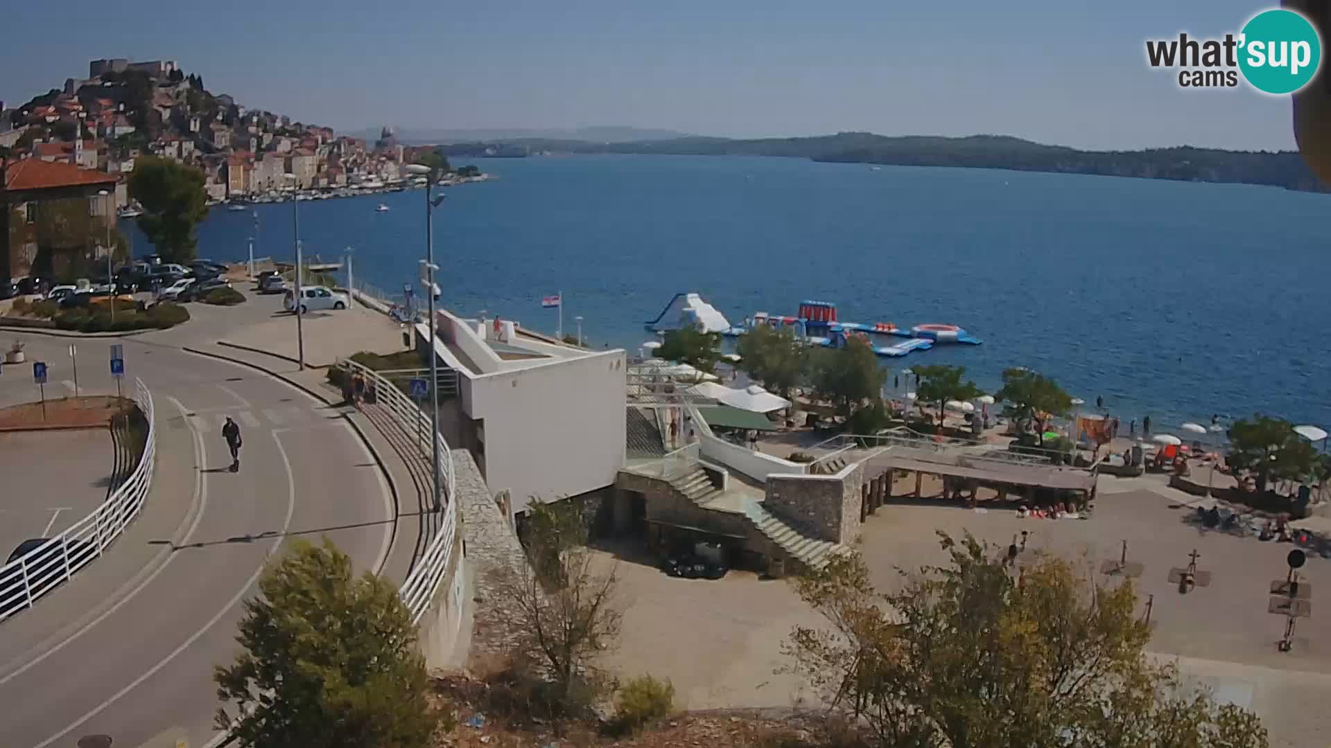 Web kamera Šibenik plaža Banj