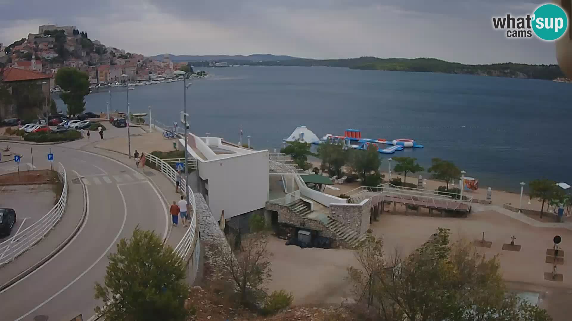 Šibenik webcam Beach Banj
