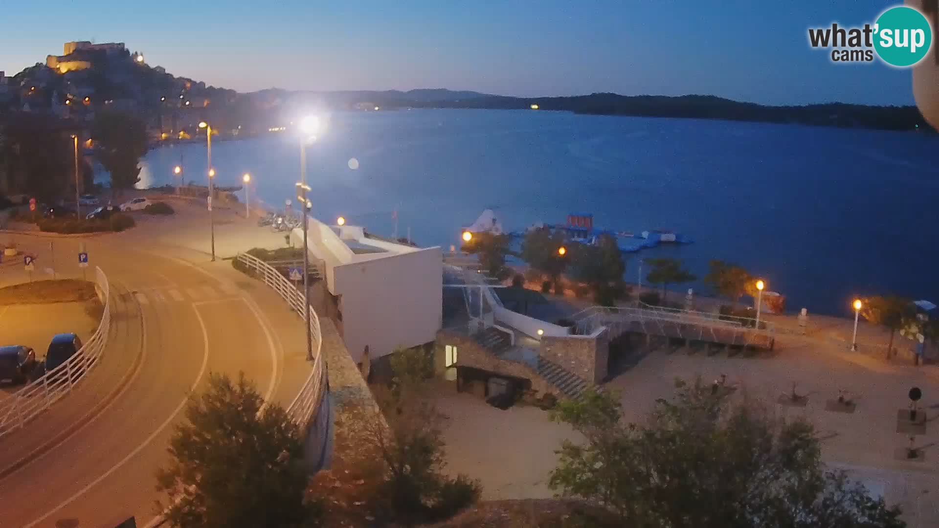 Šibenik webcam Beach Banj