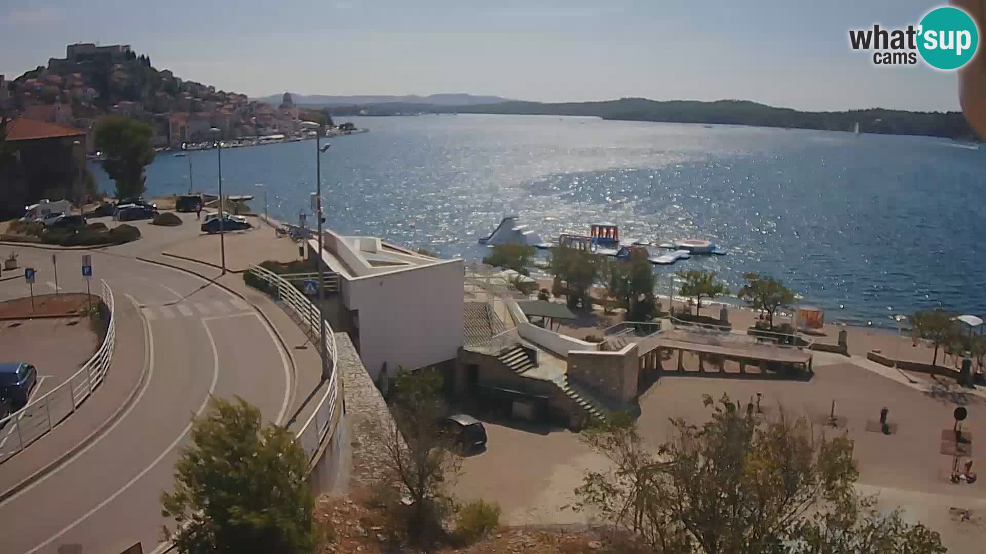 Šibenik webcam Beach Banj