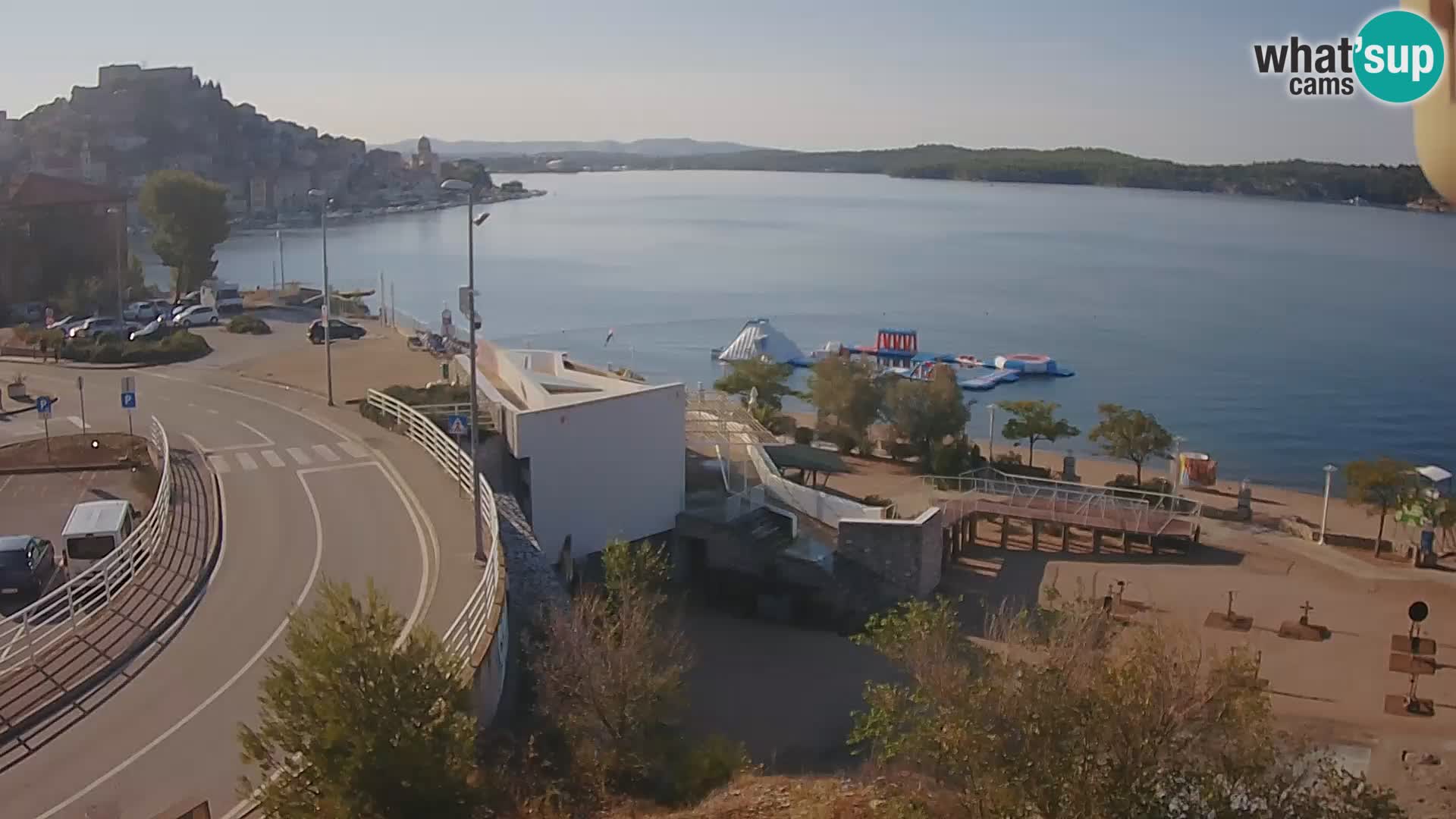 Šibenik webcam Beach Banj