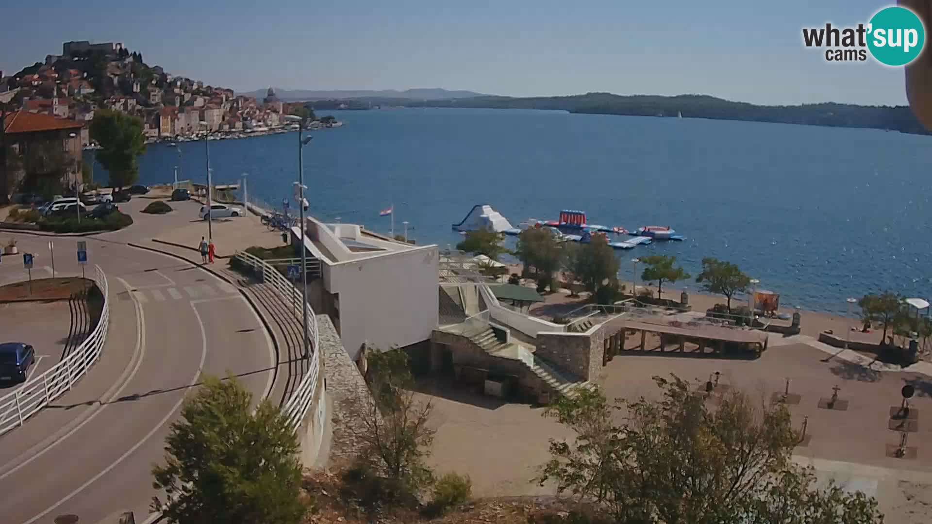 Šibenik webcam Beach Banj