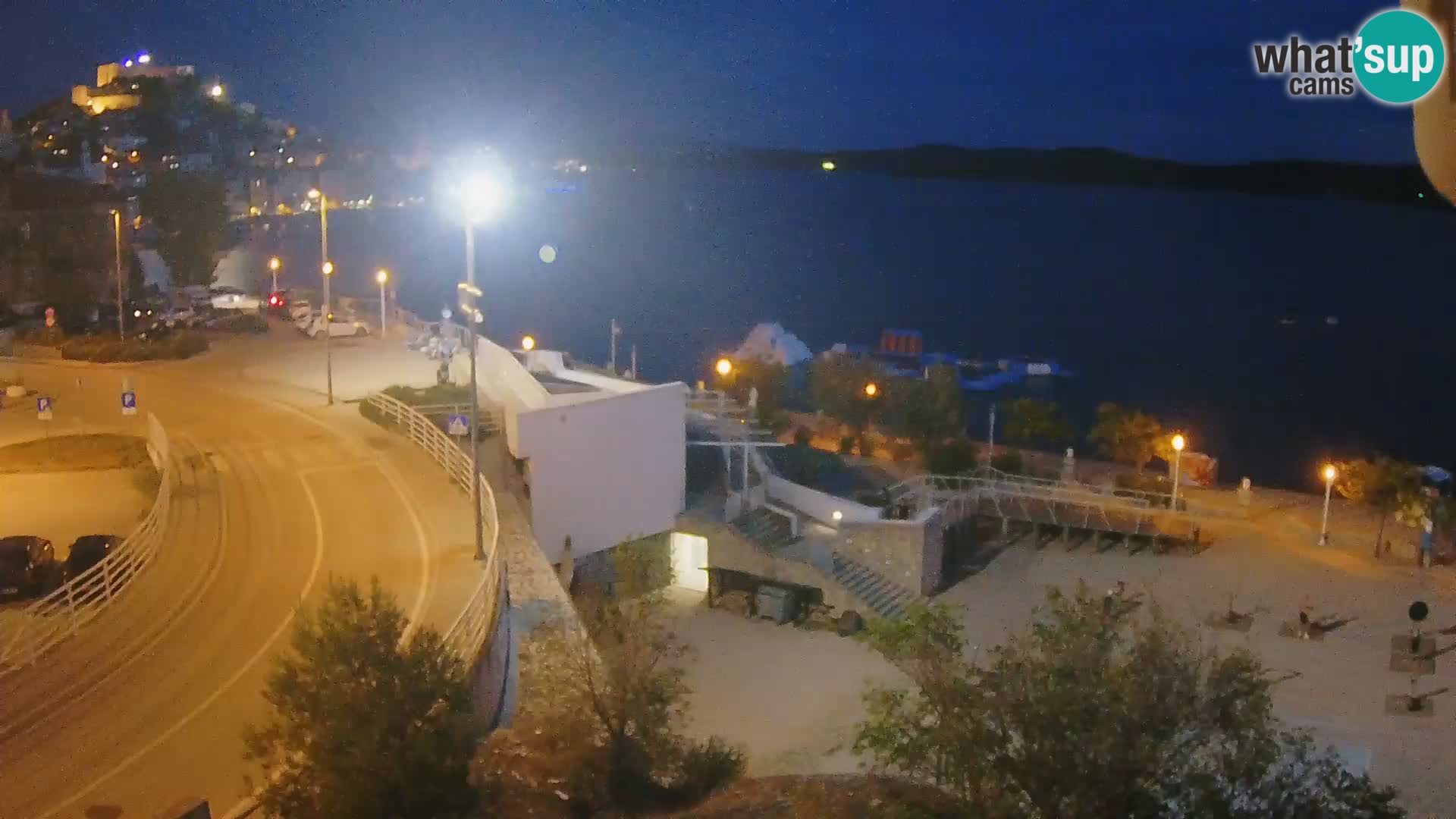 Šibenik webcam Beach Banj