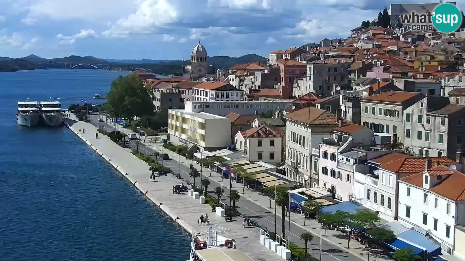Webcam Šibenik – view from hotel Bellevue