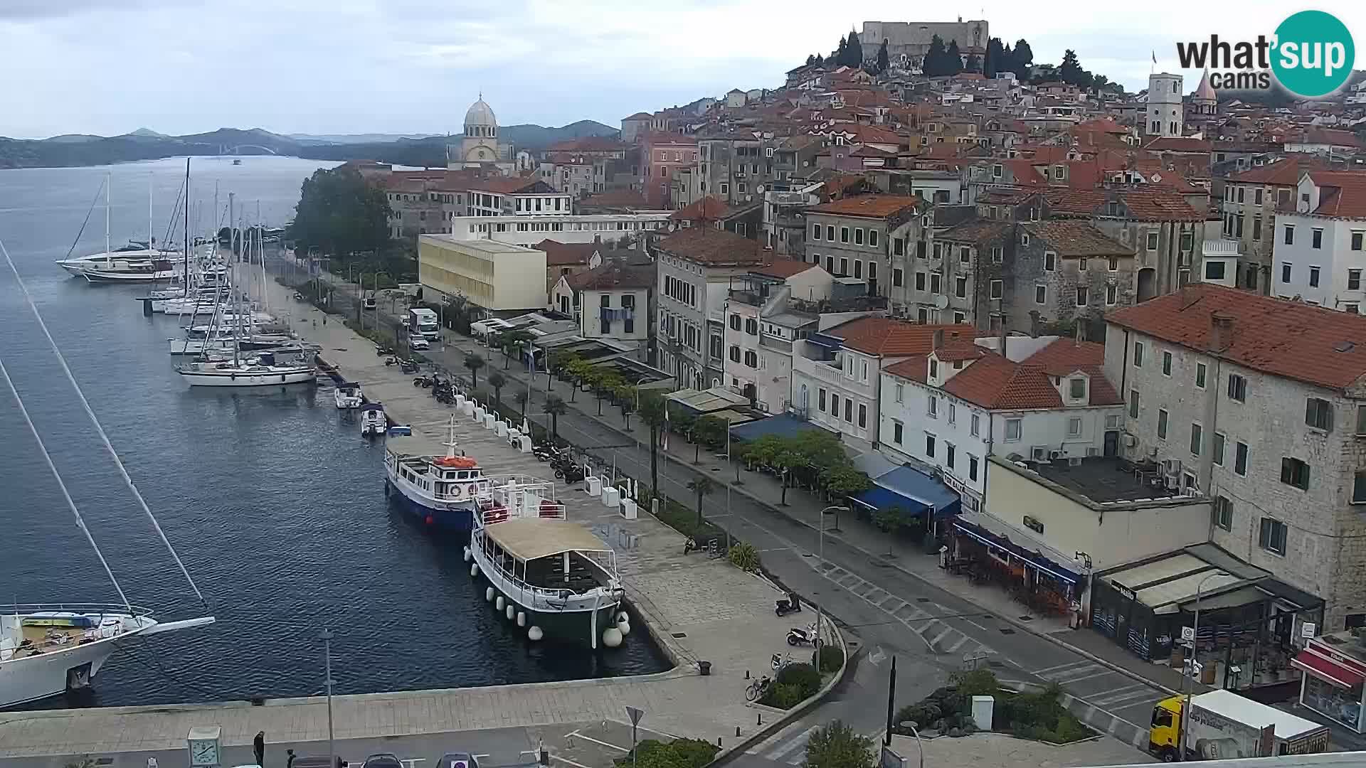 Webcam Šibenik – view from hotel Bellevue