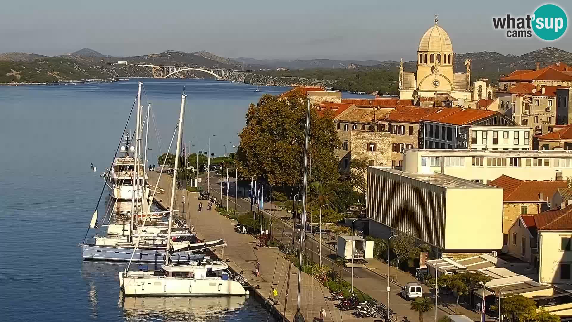 Webcam Šibenik – view from hotel Bellevue