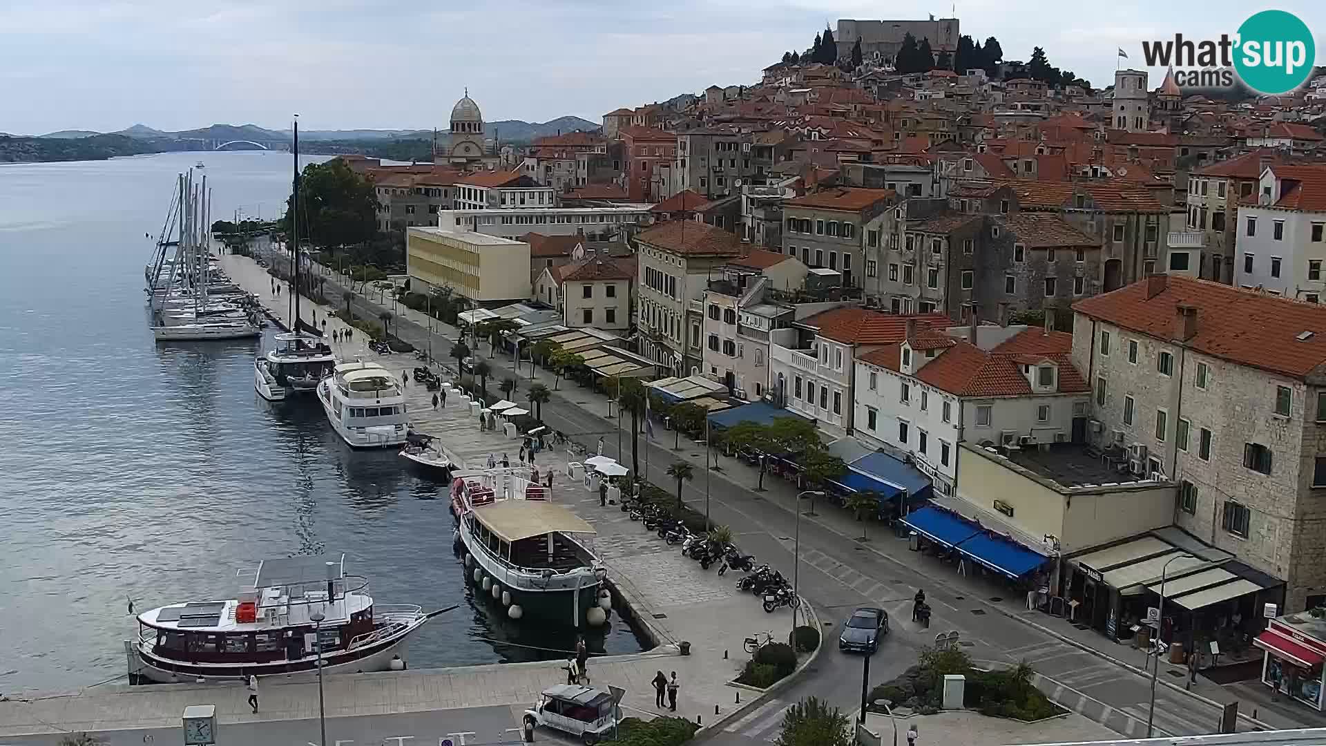 Webcam Šibenik – view from hotel Bellevue