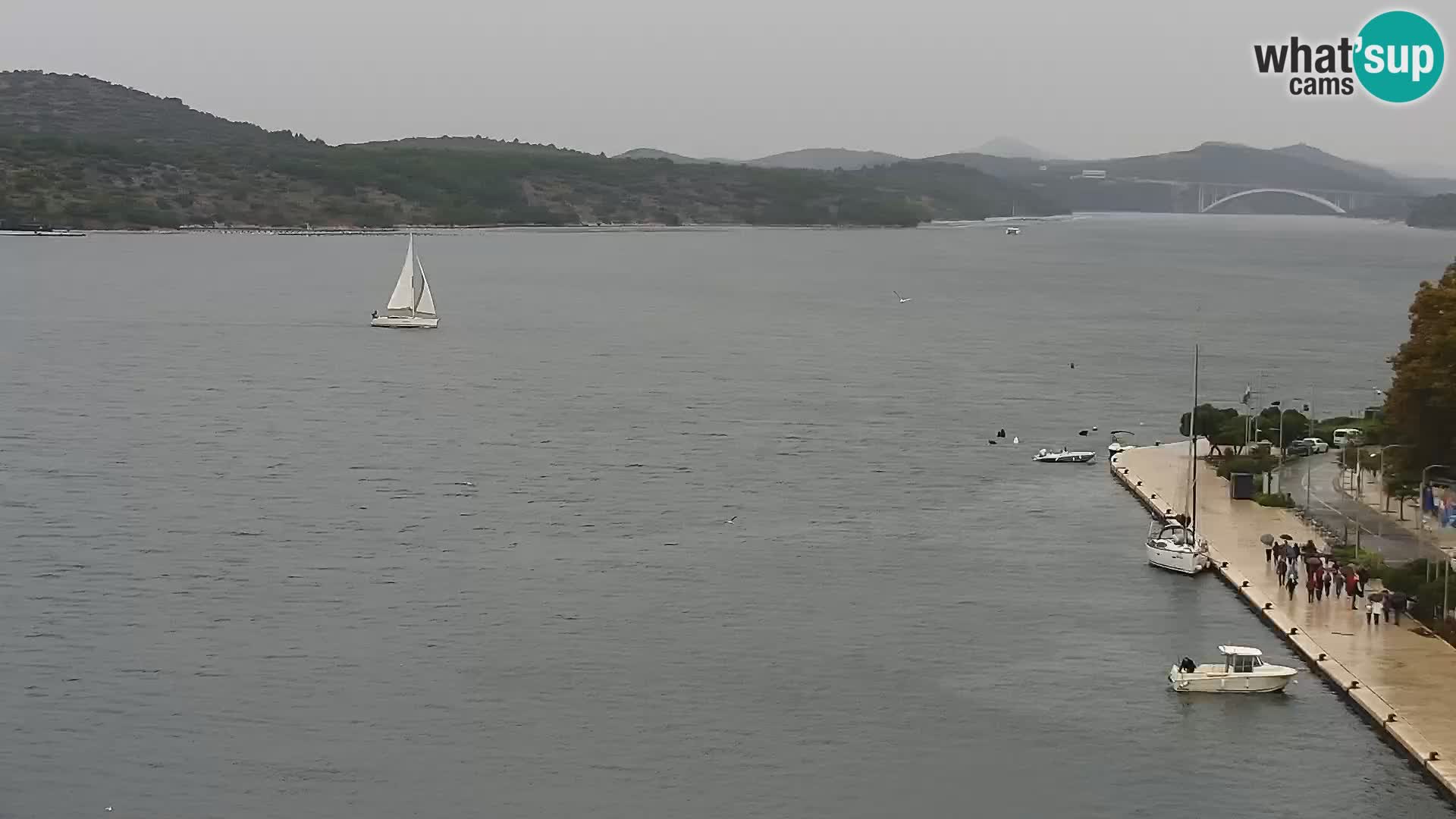 Webcam Šibenik – view from hotel Bellevue