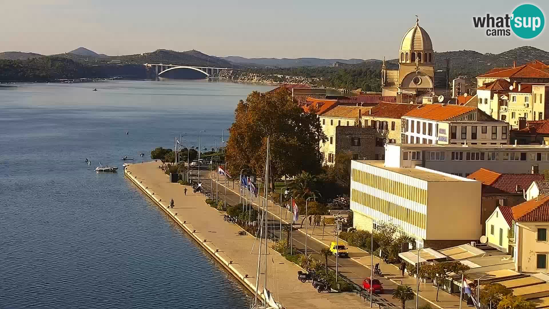 Webcam Šibenik – view from hotel Bellevue