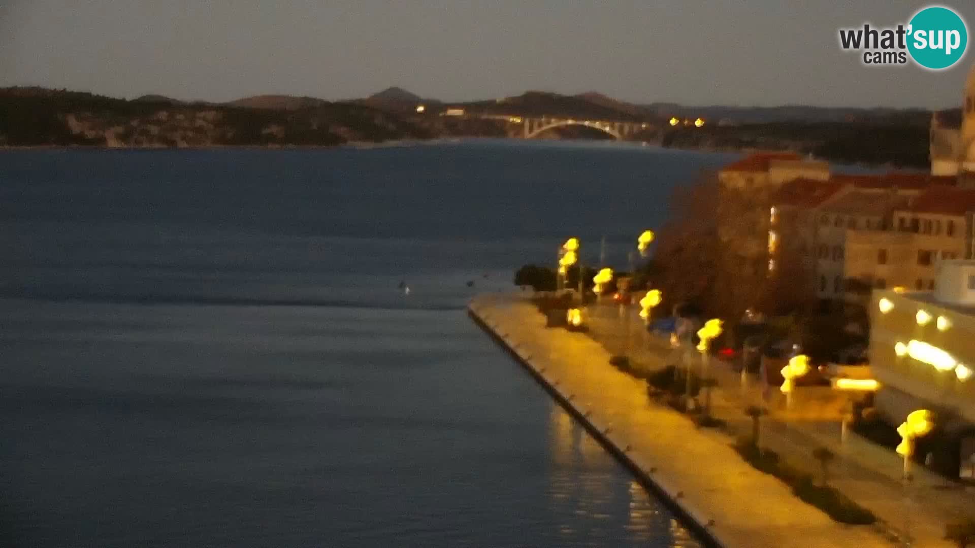 Webcam Šibenik – view from hotel Bellevue