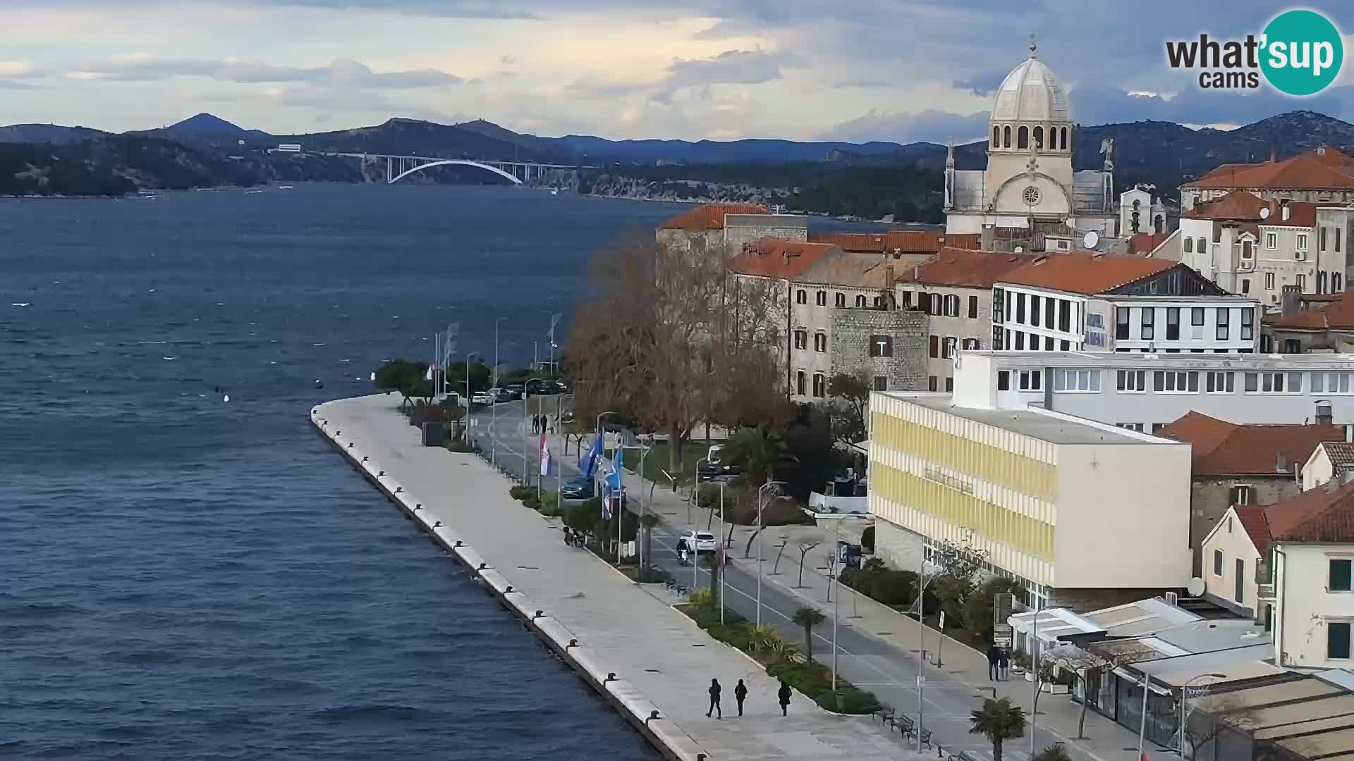 Webcam Šibenik – view from hotel Bellevue