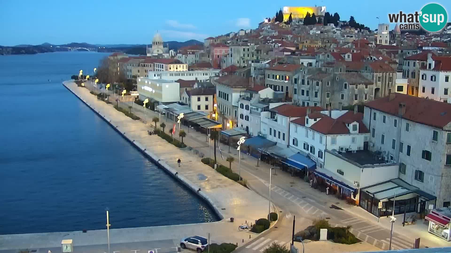 Webcam Šibenik – view from hotel Bellevue