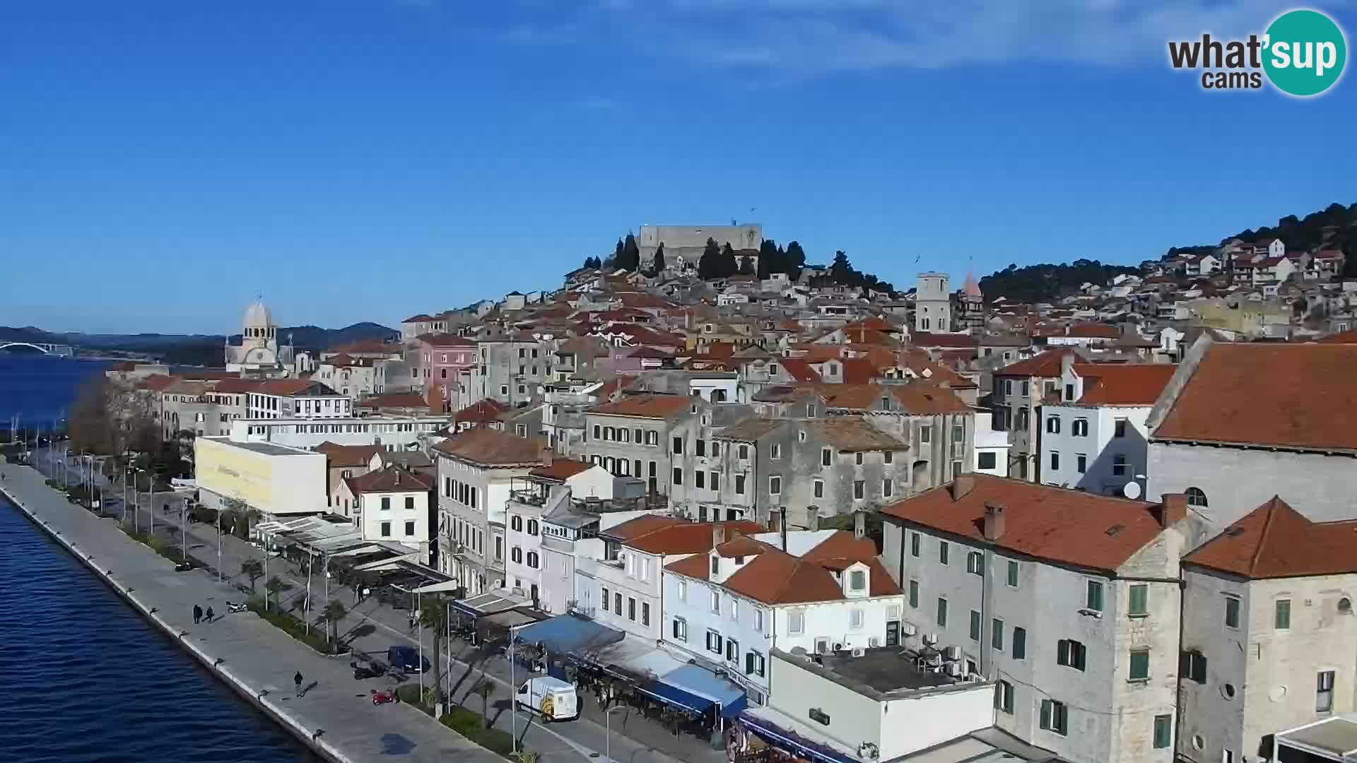 Webcam Šibenik – view from hotel Bellevue