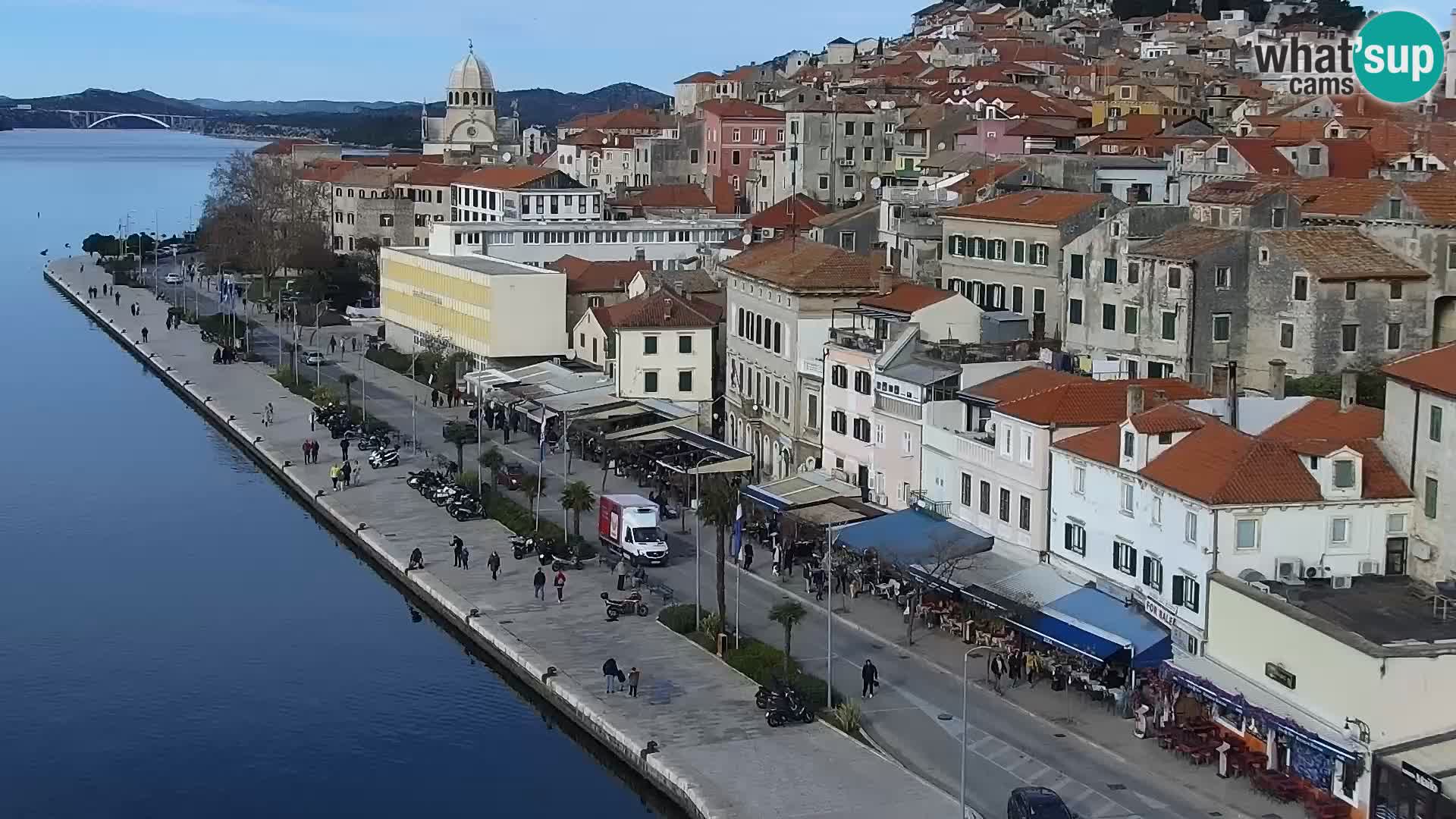 Webcam Šibenik – view from hotel Bellevue