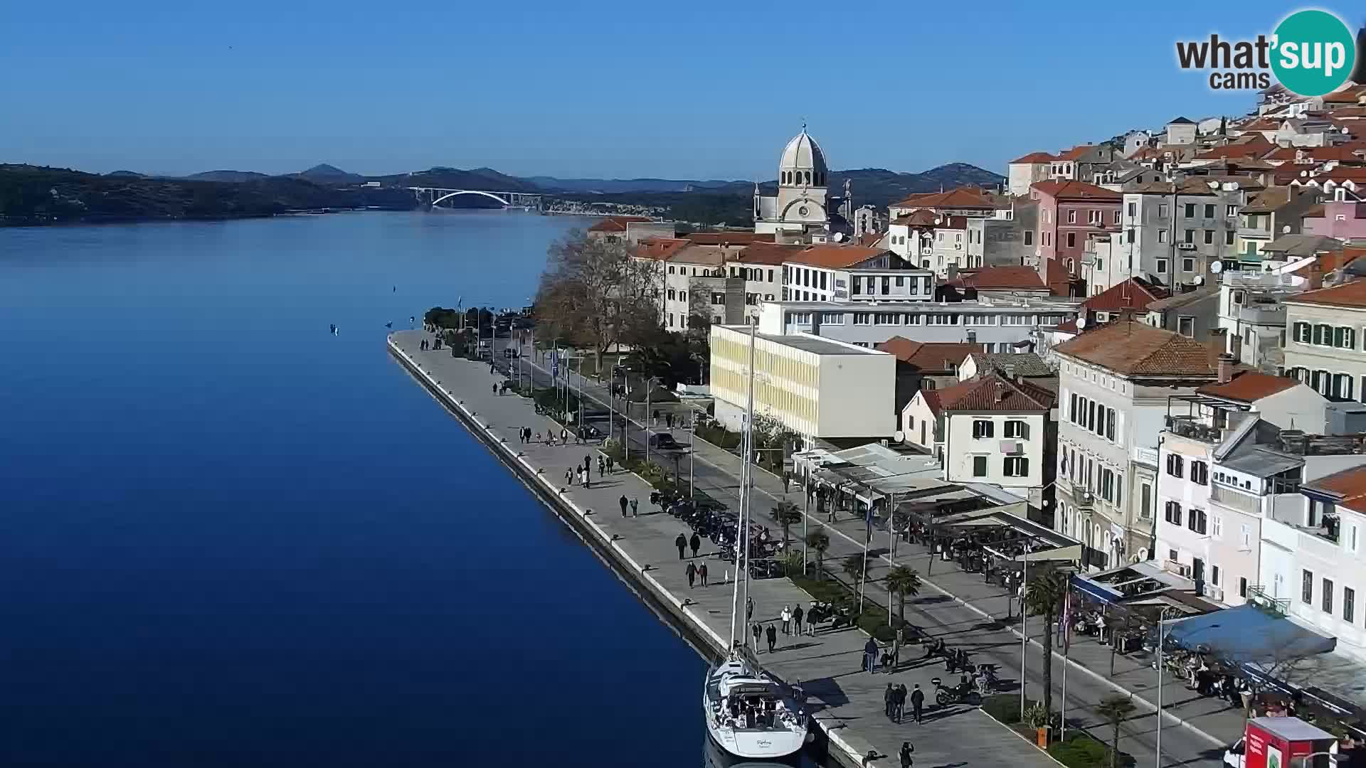 Webcam Šibenik – view from hotel Bellevue