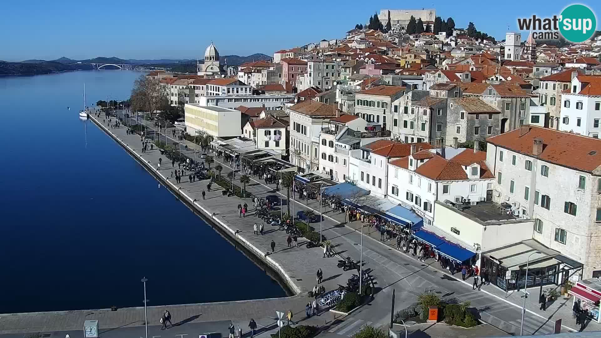 Webcam Šibenik – view from hotel Bellevue