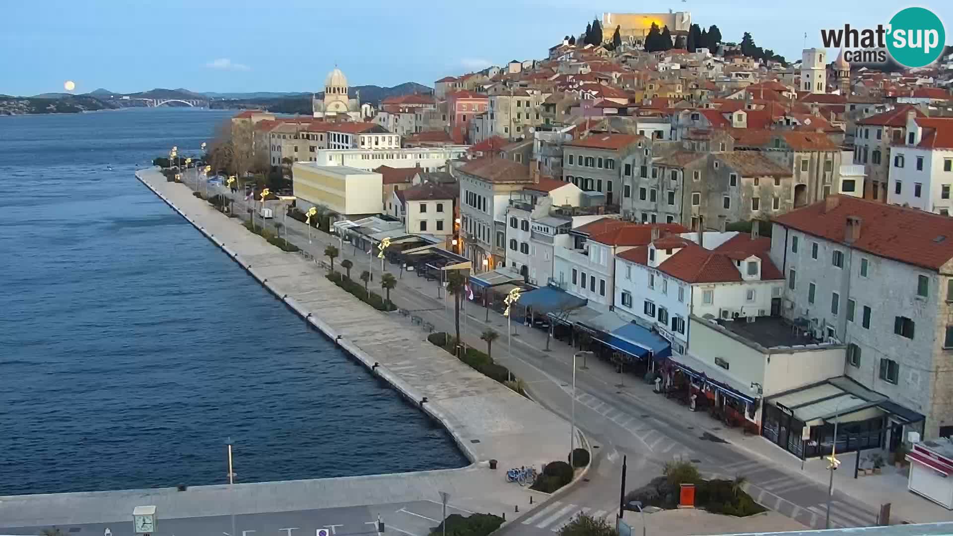 Webcam Šibenik – view from hotel Bellevue