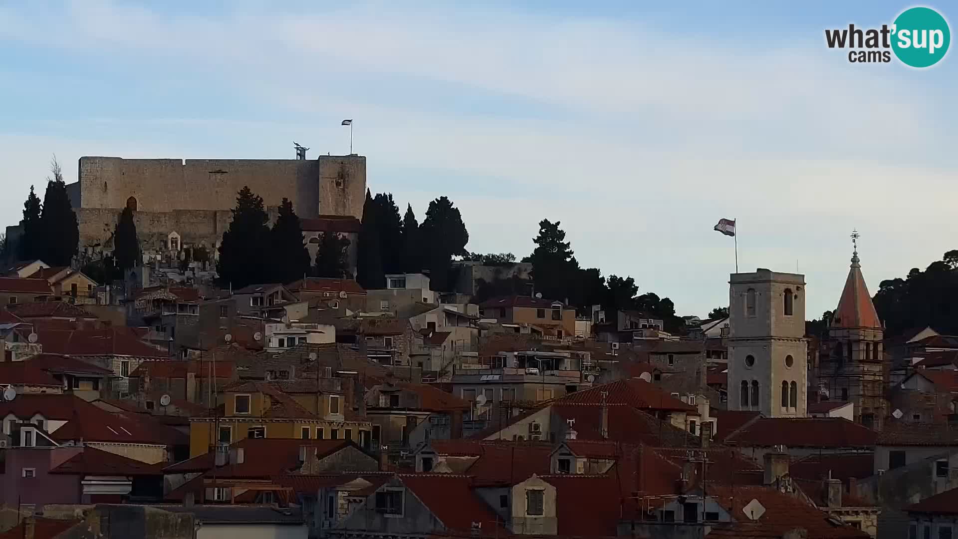 Webcam Šibenik – view from hotel Bellevue