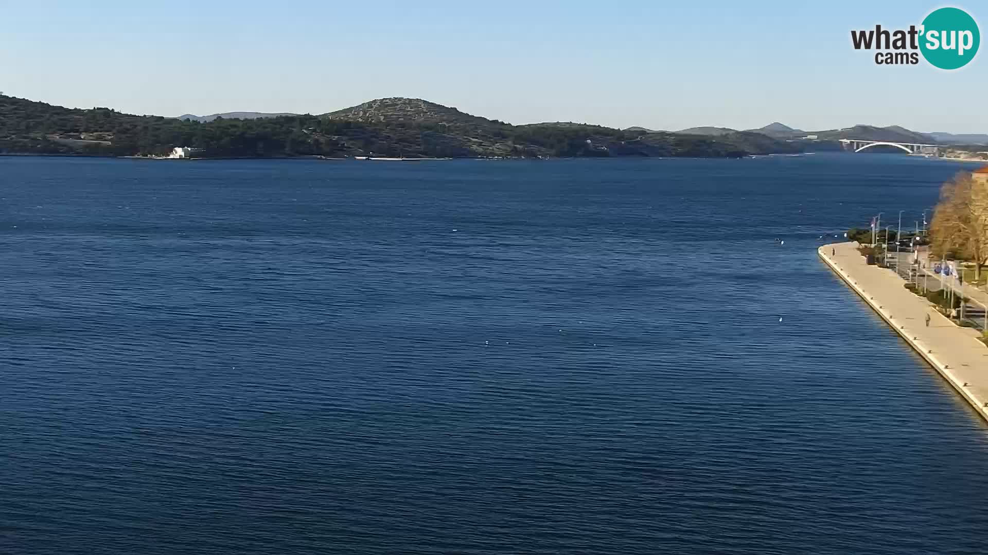 Webcam Šibenik – view from hotel Bellevue