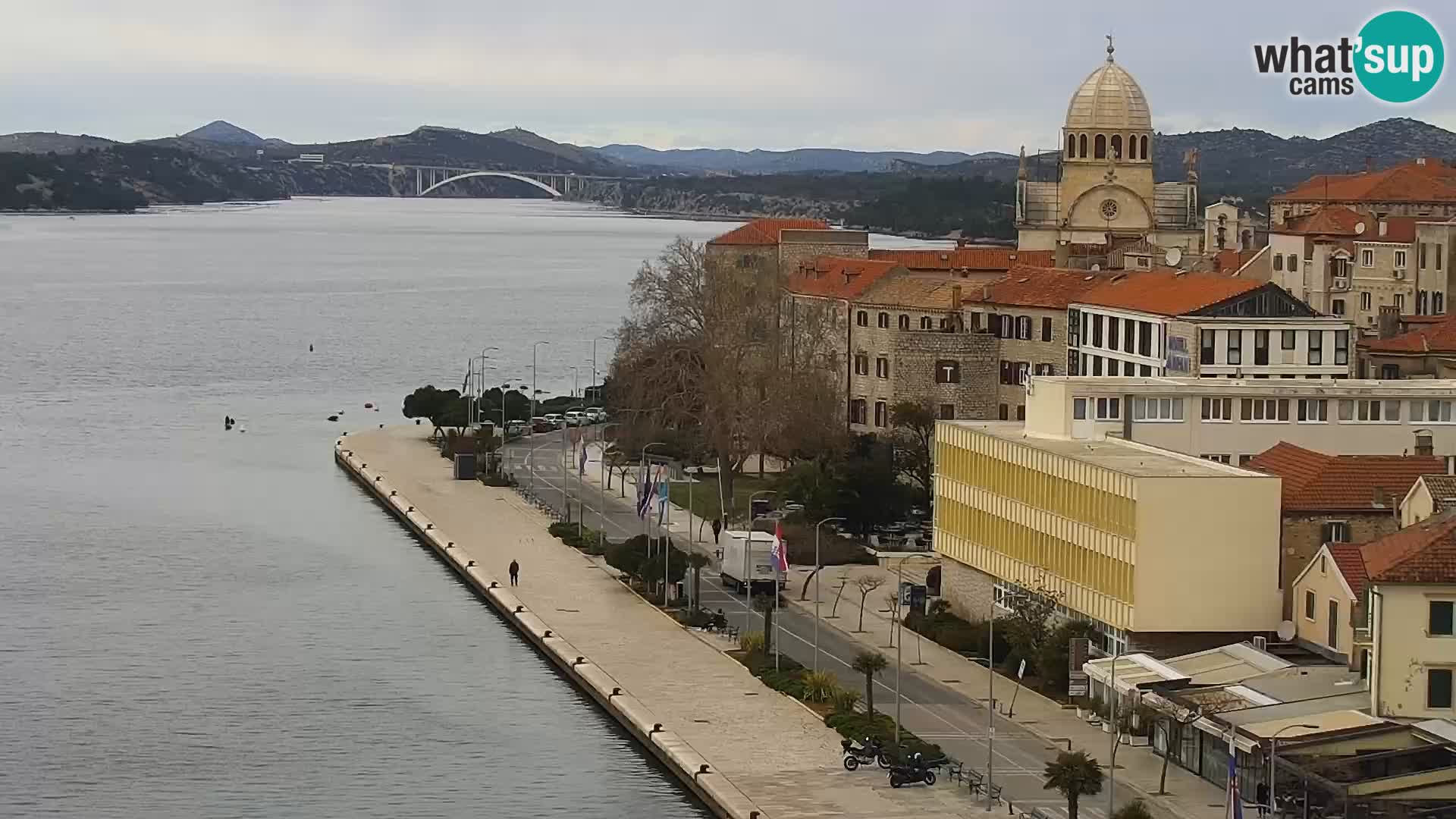 Webcam Šibenik – view from hotel Bellevue