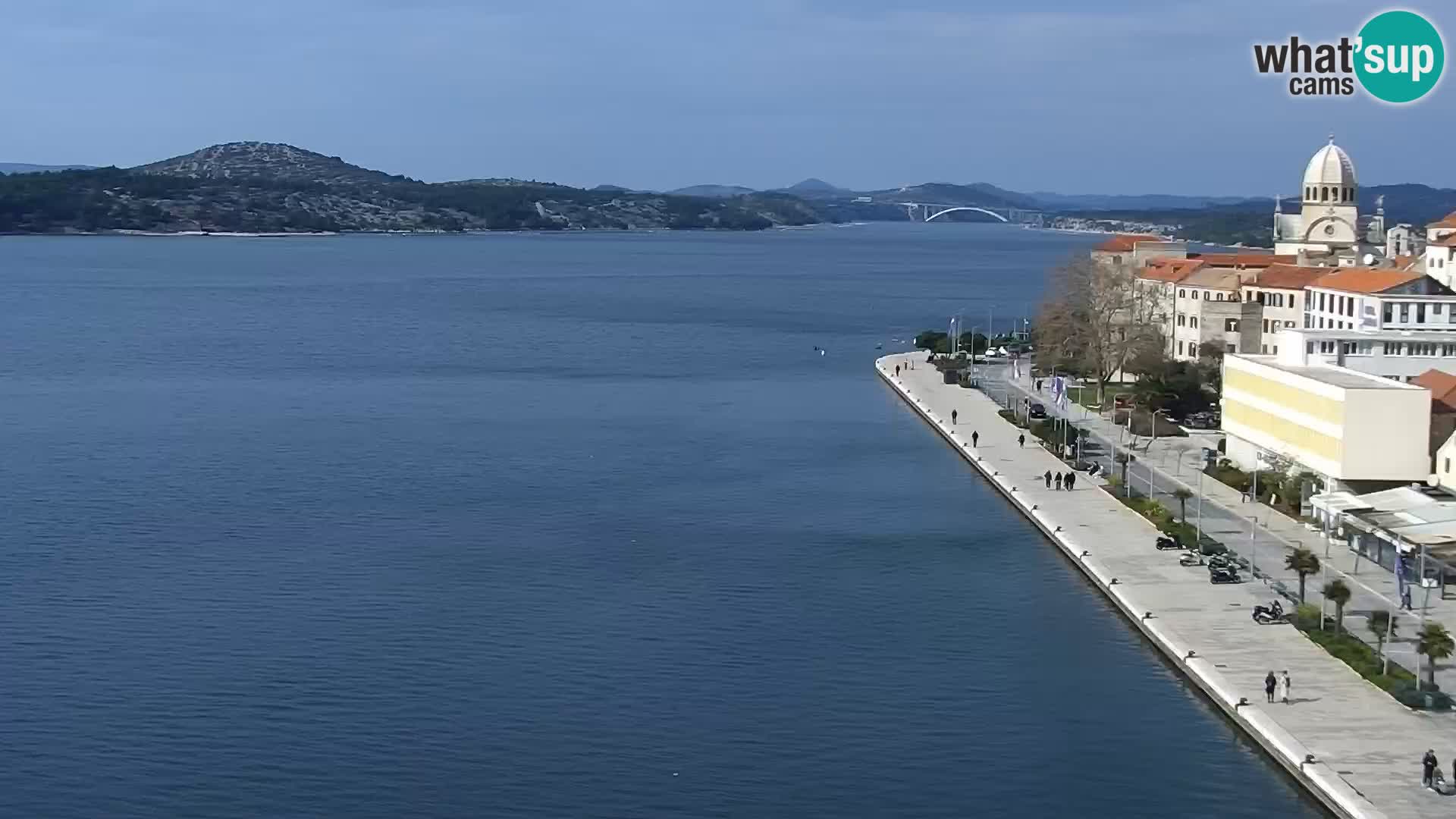 Webcam Šibenik – view from hotel Bellevue