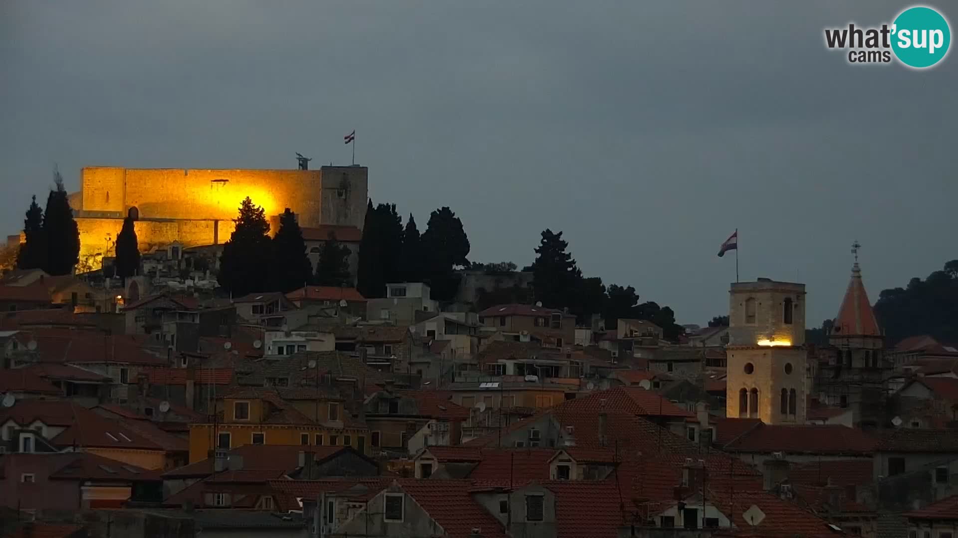 Webcam Šibenik – view from hotel Bellevue