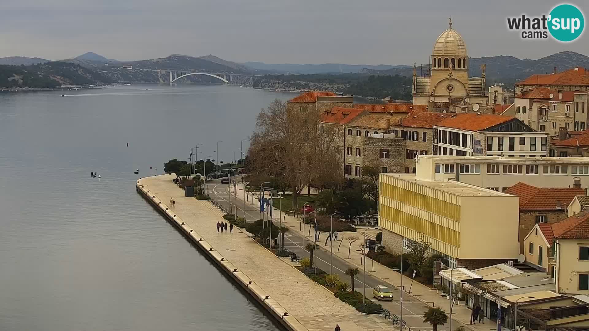 Webcam Šibenik – view from hotel Bellevue