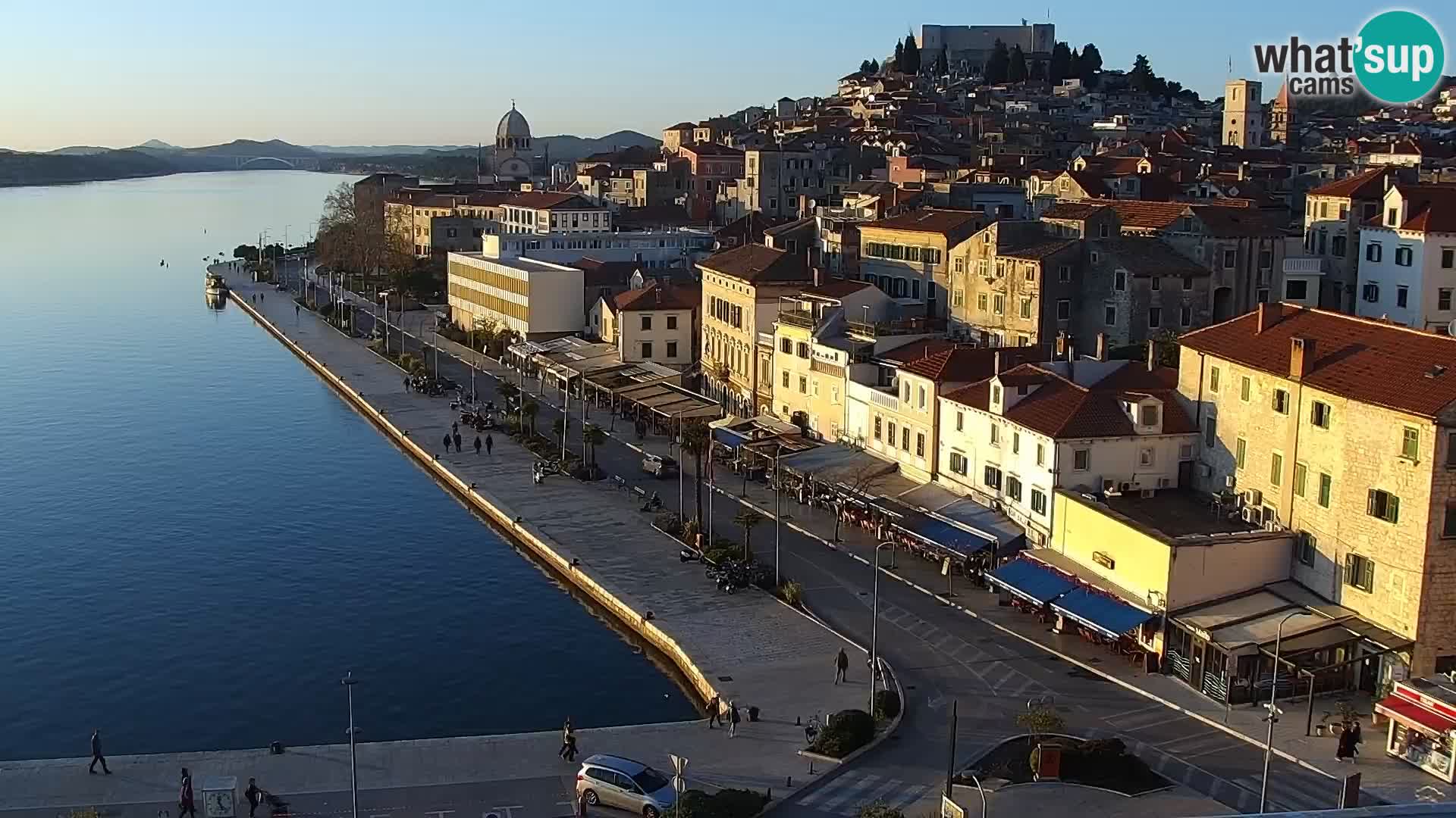 Webcam Šibenik – view from hotel Bellevue