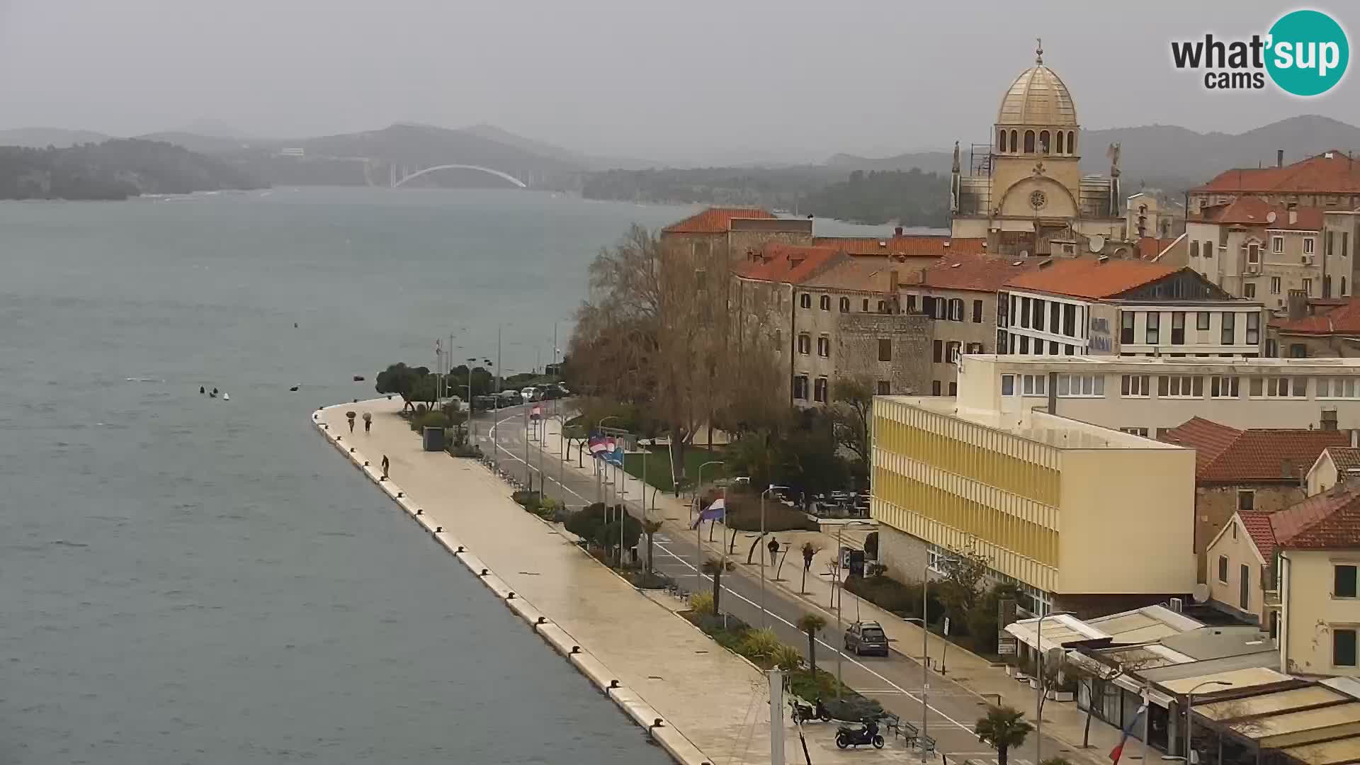 Webcam Šibenik – view from hotel Bellevue