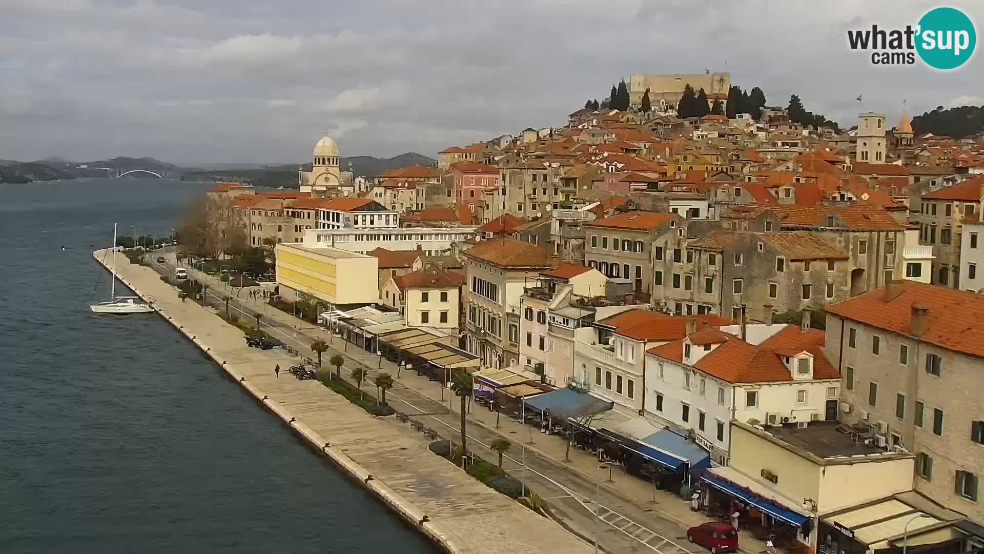 Webcam Šibenik – view from hotel Bellevue