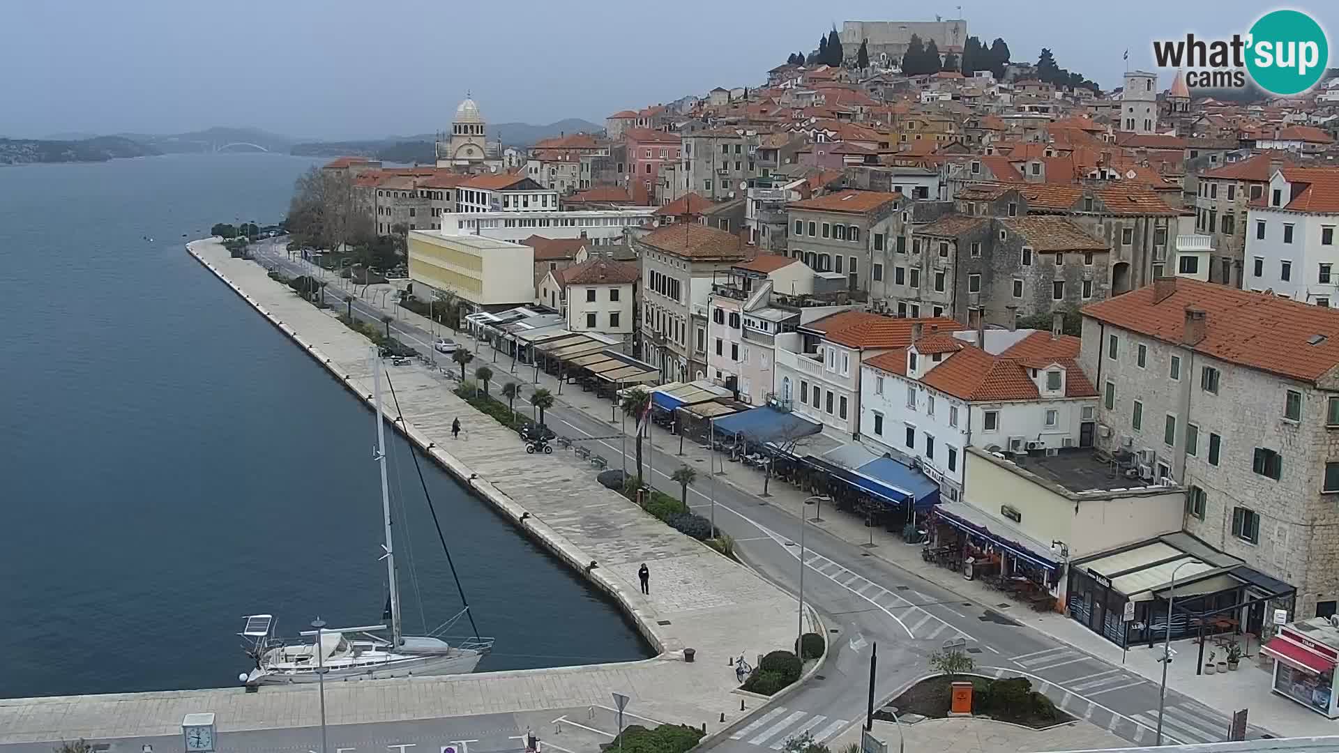 Webcam Šibenik – view from hotel Bellevue