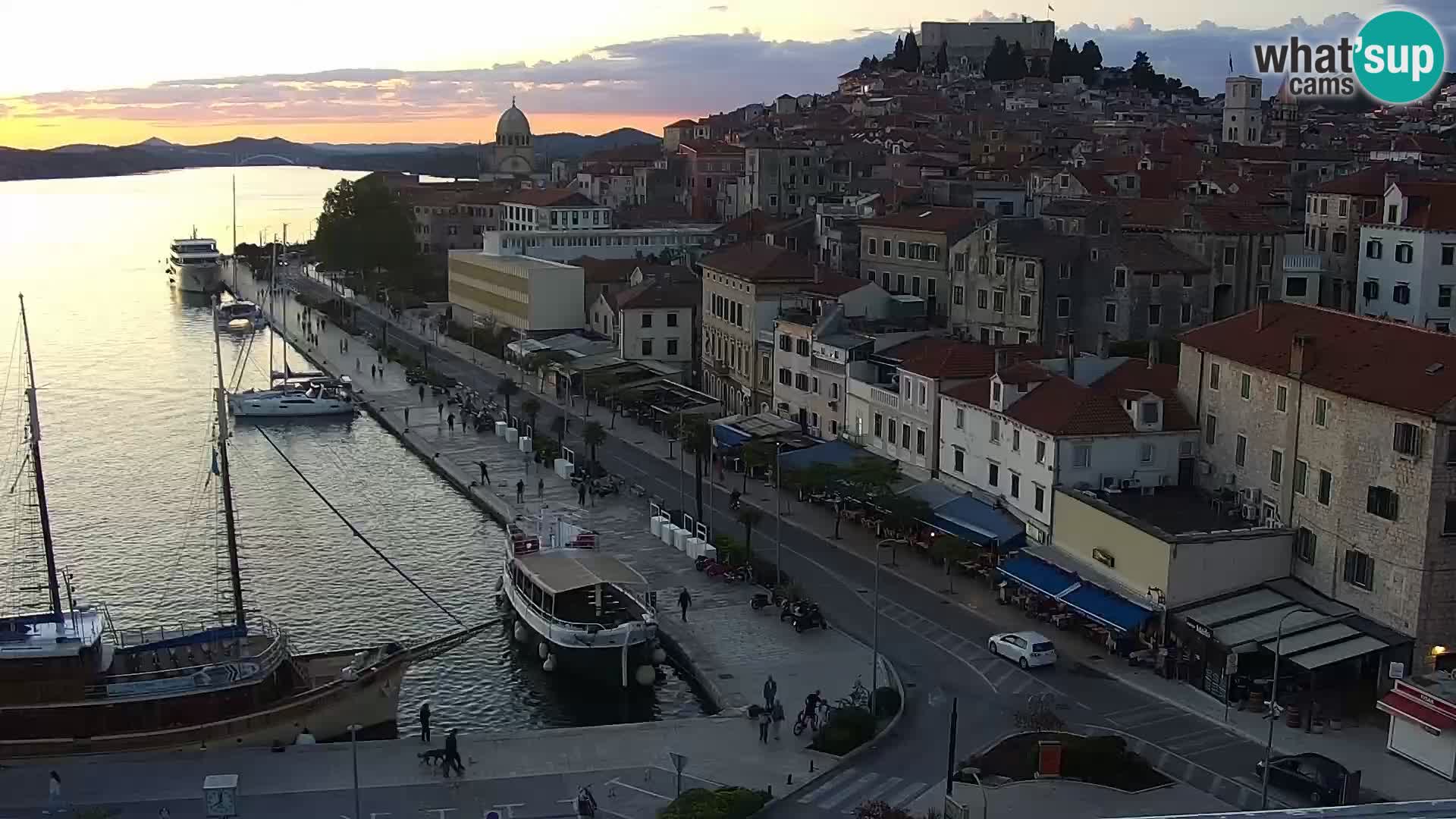 Webcam Šibenik – view from hotel Bellevue