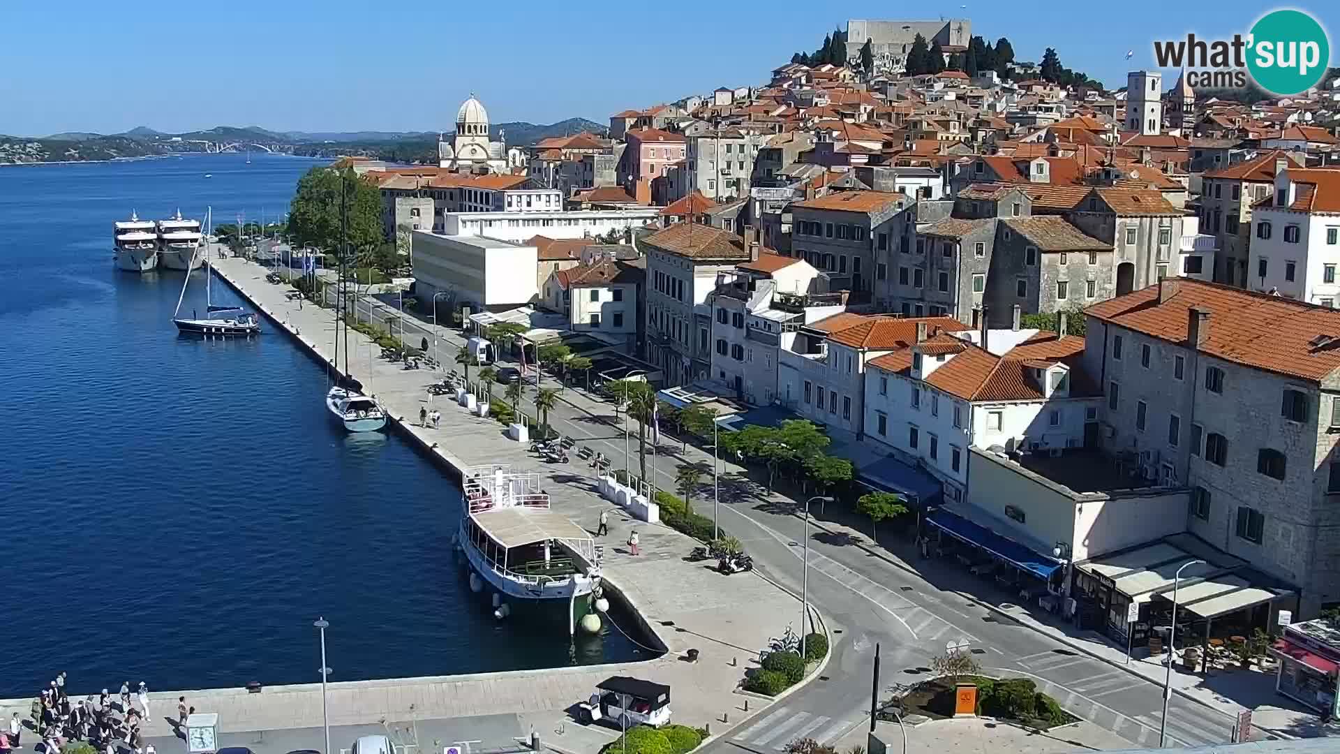 Webcam Šibenik – view from hotel Bellevue