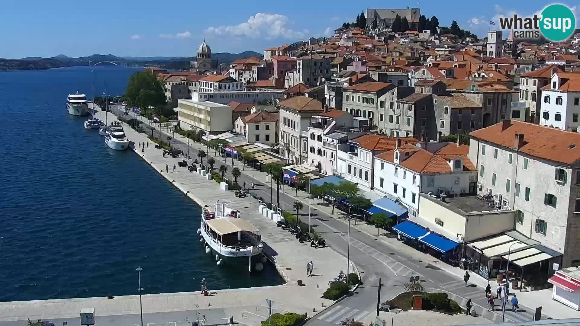 Webcam Šibenik – view from hotel Bellevue