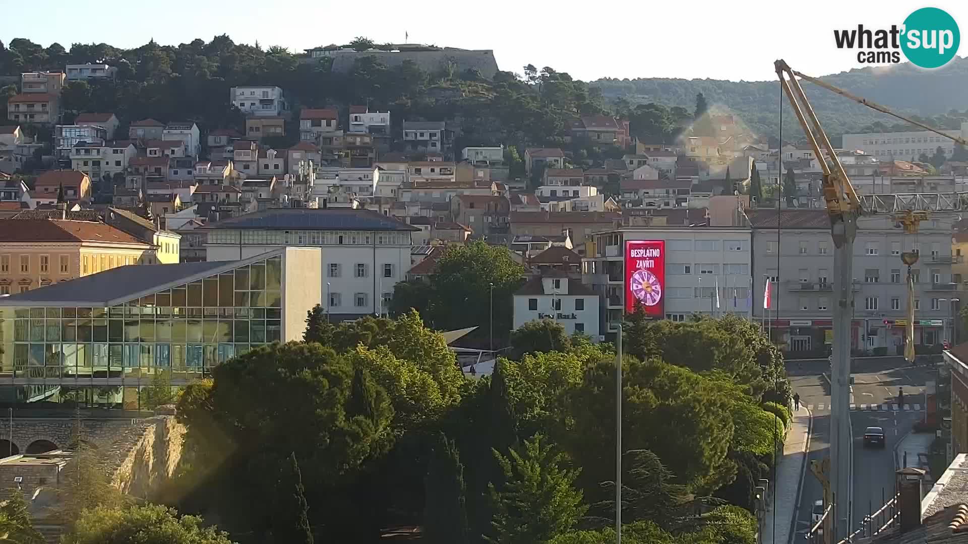 Webcam Šibenik – view from hotel Bellevue
