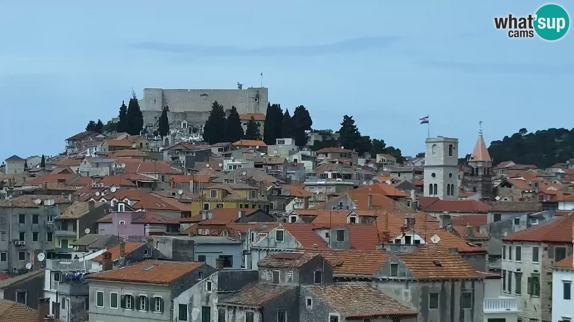 Webcam Šibenik – view from hotel Bellevue