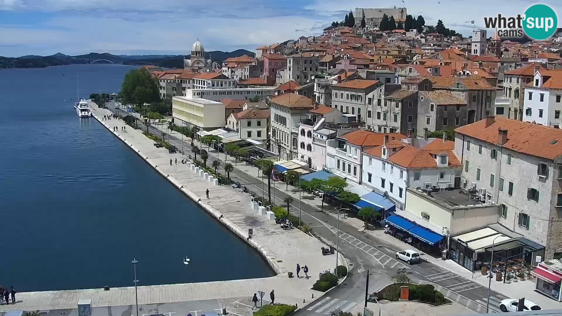 Webcam Šibenik – view from hotel Bellevue