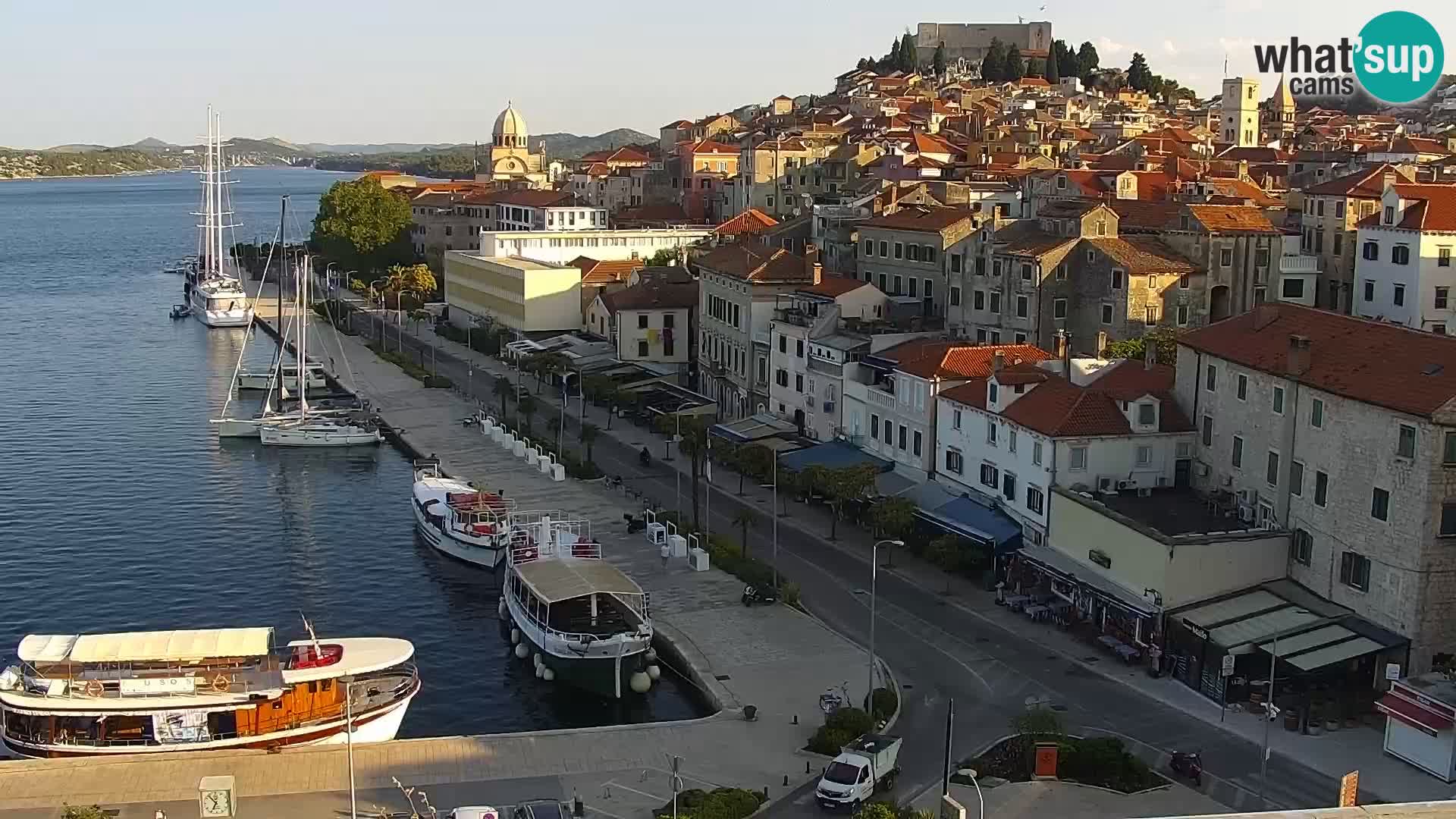 Webcam Šibenik – view from hotel Bellevue