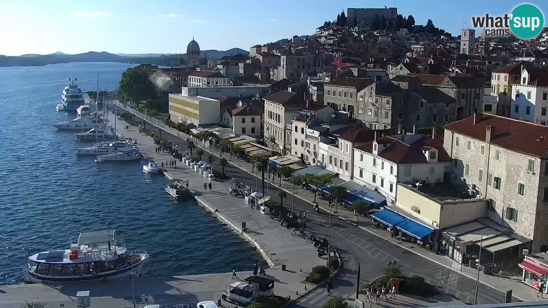 Webcam Šibenik – view from hotel Bellevue
