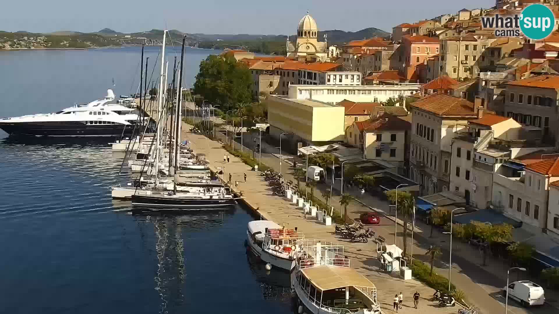 Webcam Šibenik – view from hotel Bellevue