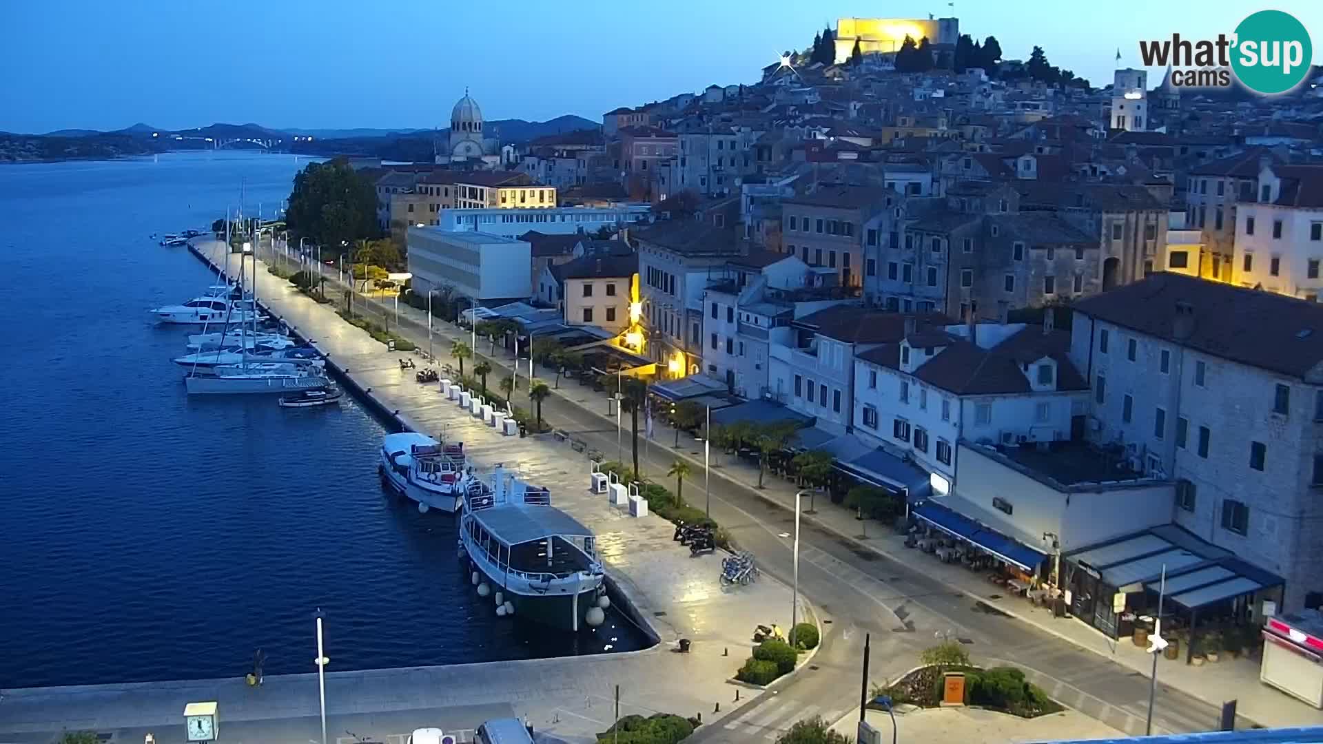 Webcam Šibenik – view from hotel Bellevue