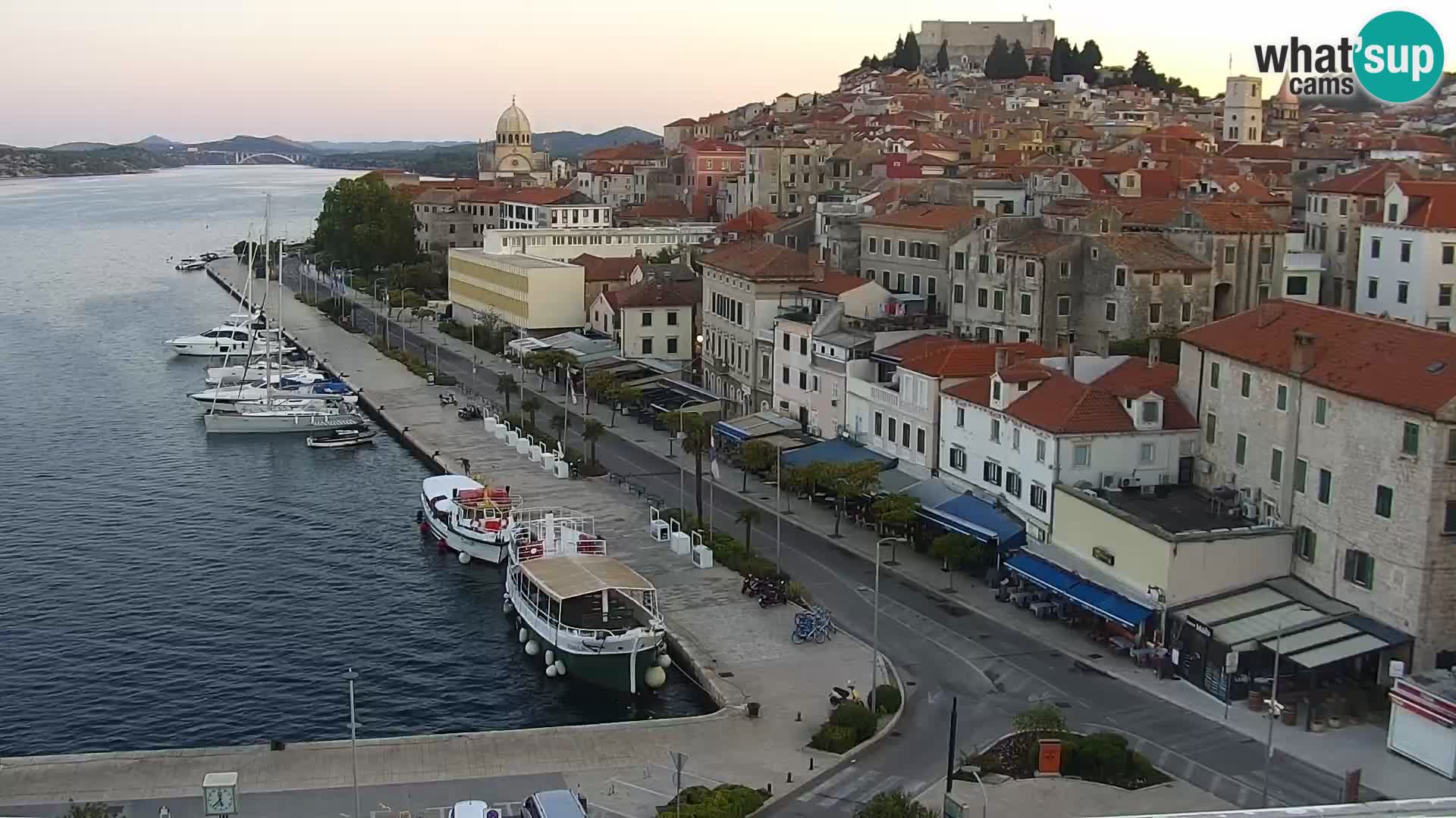 Webcam Šibenik – view from hotel Bellevue