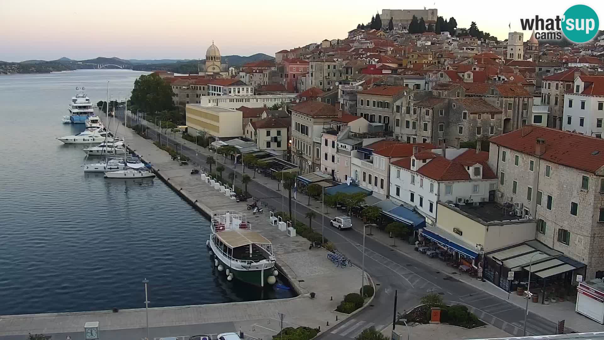 Webcam Šibenik – view from hotel Bellevue